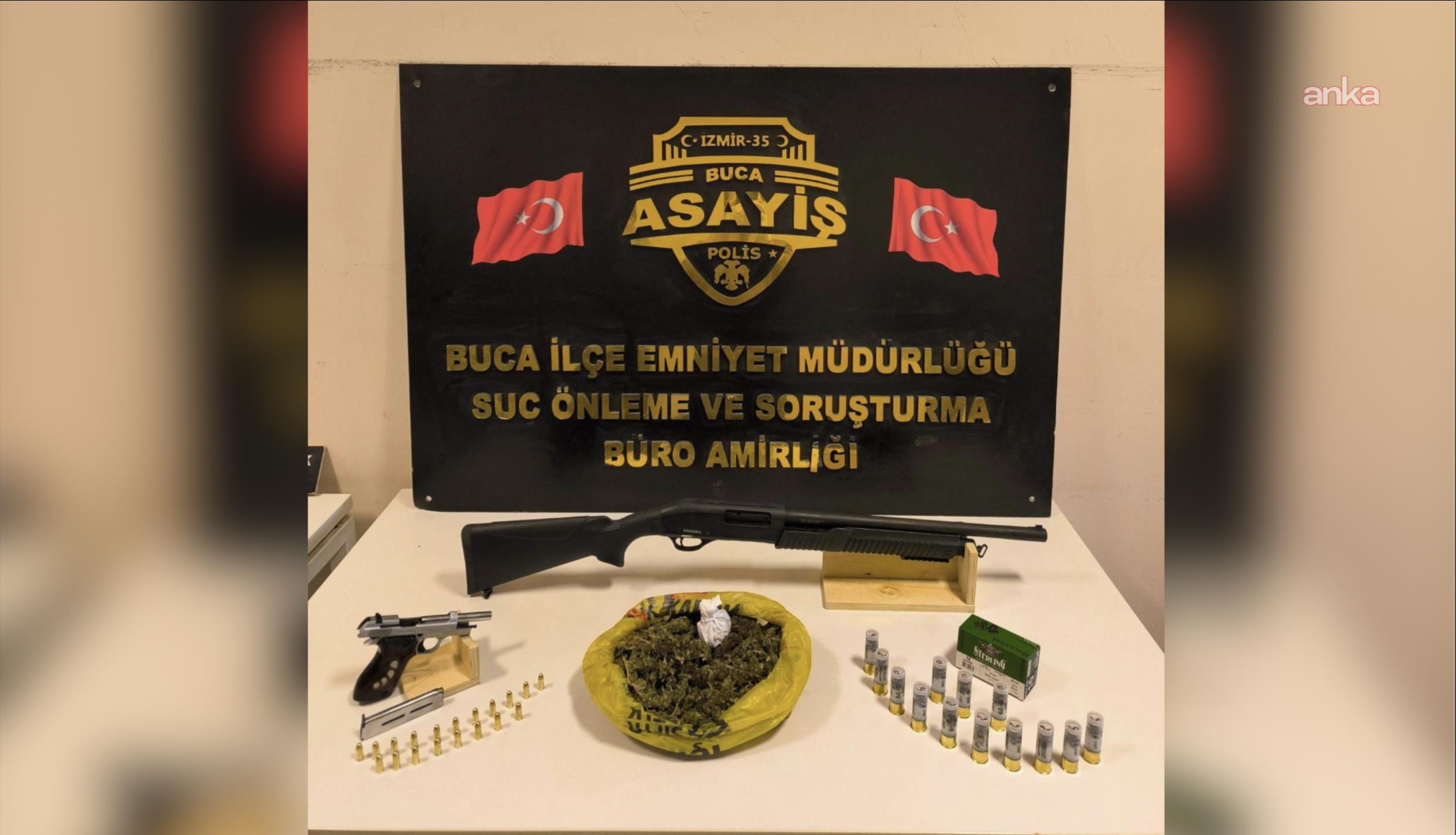 İzmir’de aranan hükümlü silah ve uyuşturucuyla yakalandı