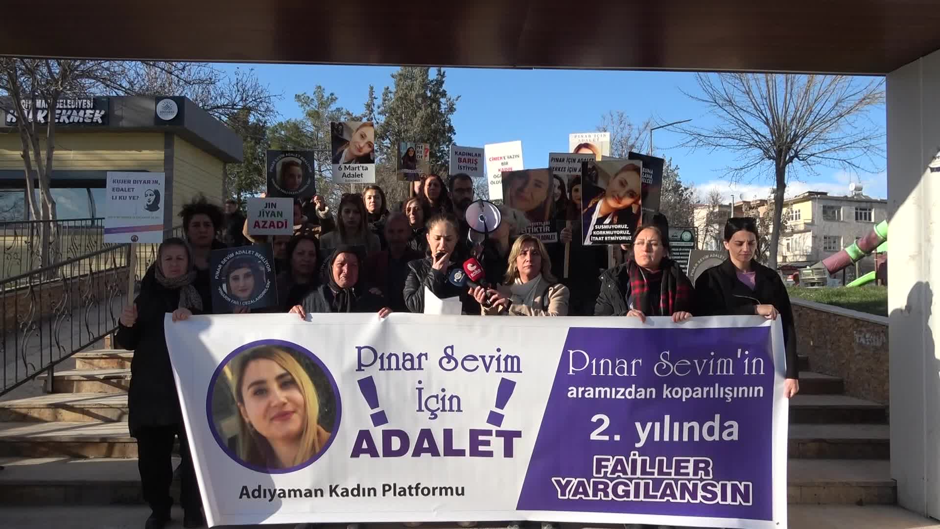 Adıyaman Kadın Platformu'ndan Pınar Sevim davası öncesi "adalet" çağrısı