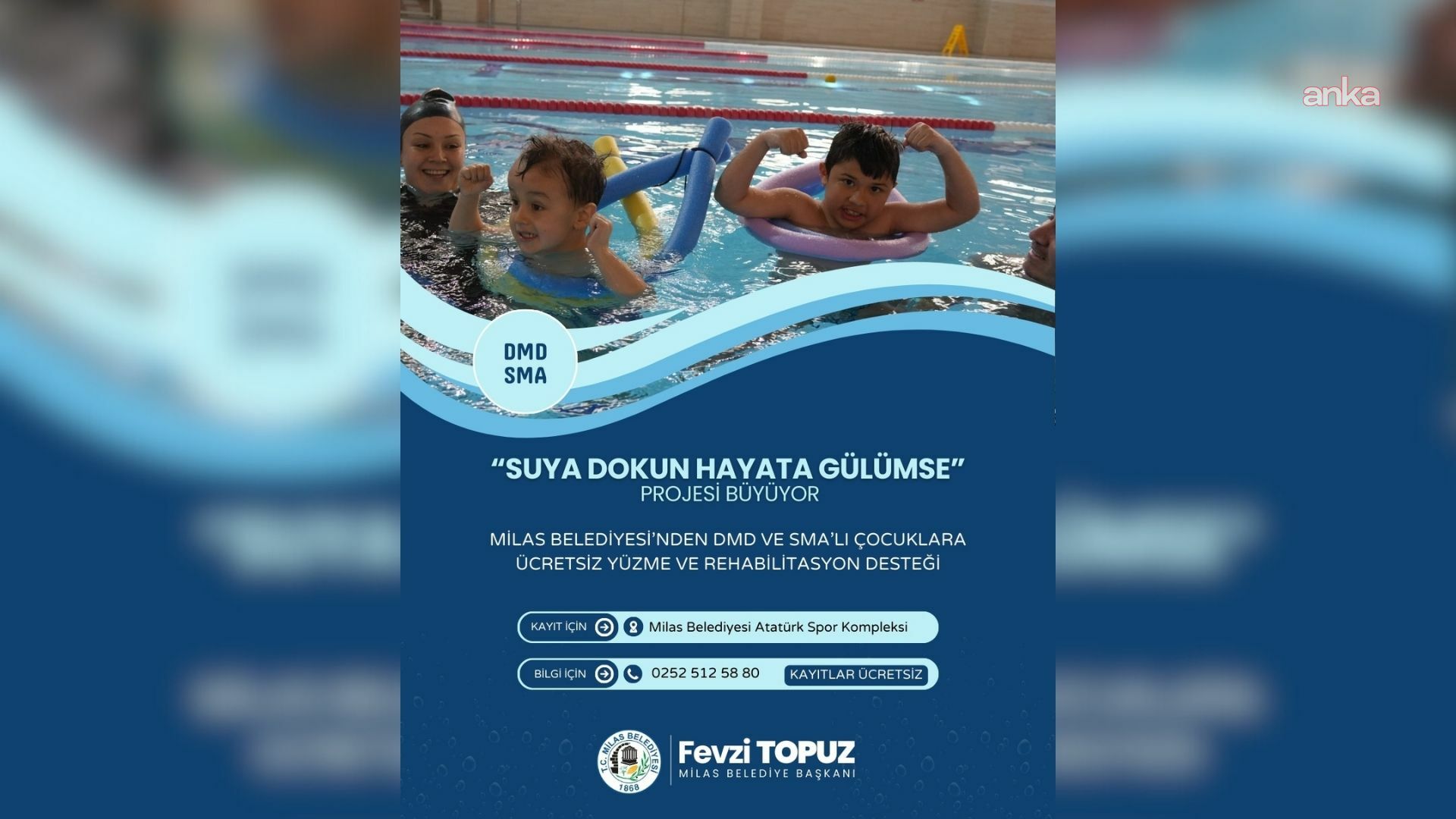 Milas'ta "Suya Dokun, Hayata Gülümse" projesi büyüyor