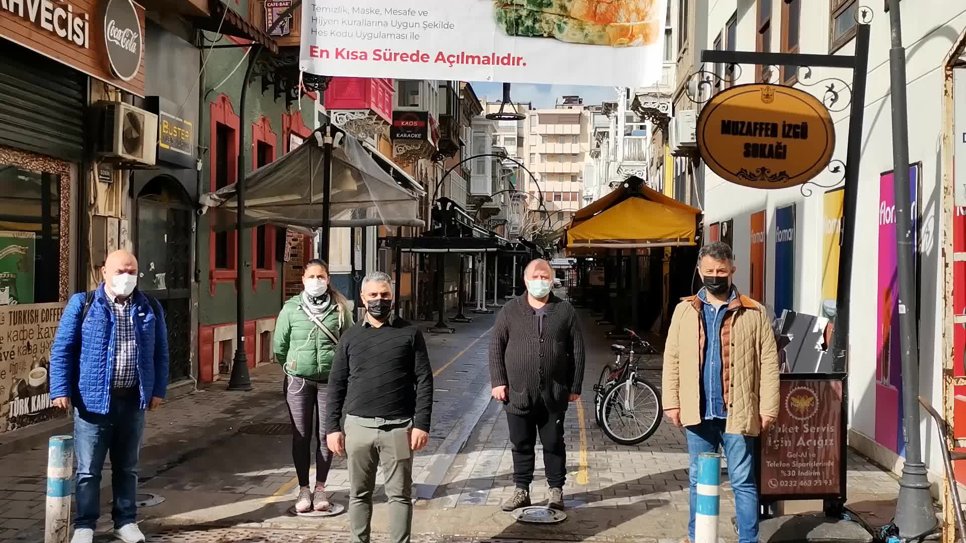 İZMİR'DE ESNAF ÇIĞLIĞI: EKMEĞİMİZDEN OLUYORUZ