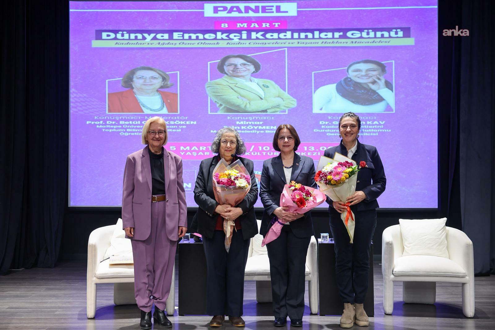 Maltepe'de 8 Mart etkinliği... Belediye Başkanı Köymen’den "kadın hakları mücadelesi politiktir" vurgusu