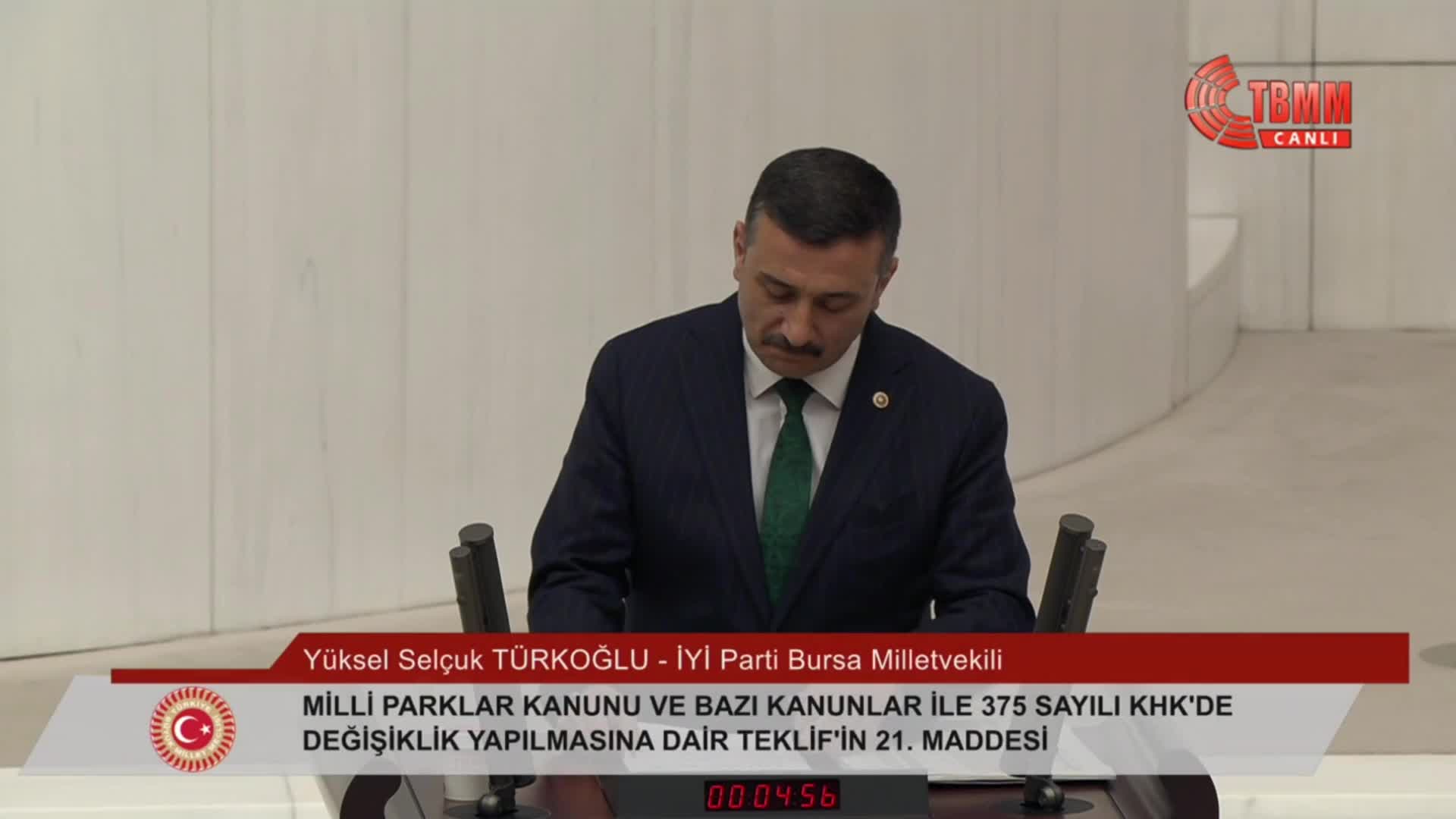 TBMM Genel Kurulu... Saruhan Oluç: Belediyelerimize yönelik iftiraları kesinlikle kabul etmiyoruz, herhangi bir doğruluğu olduğu kanaatinde değiliz