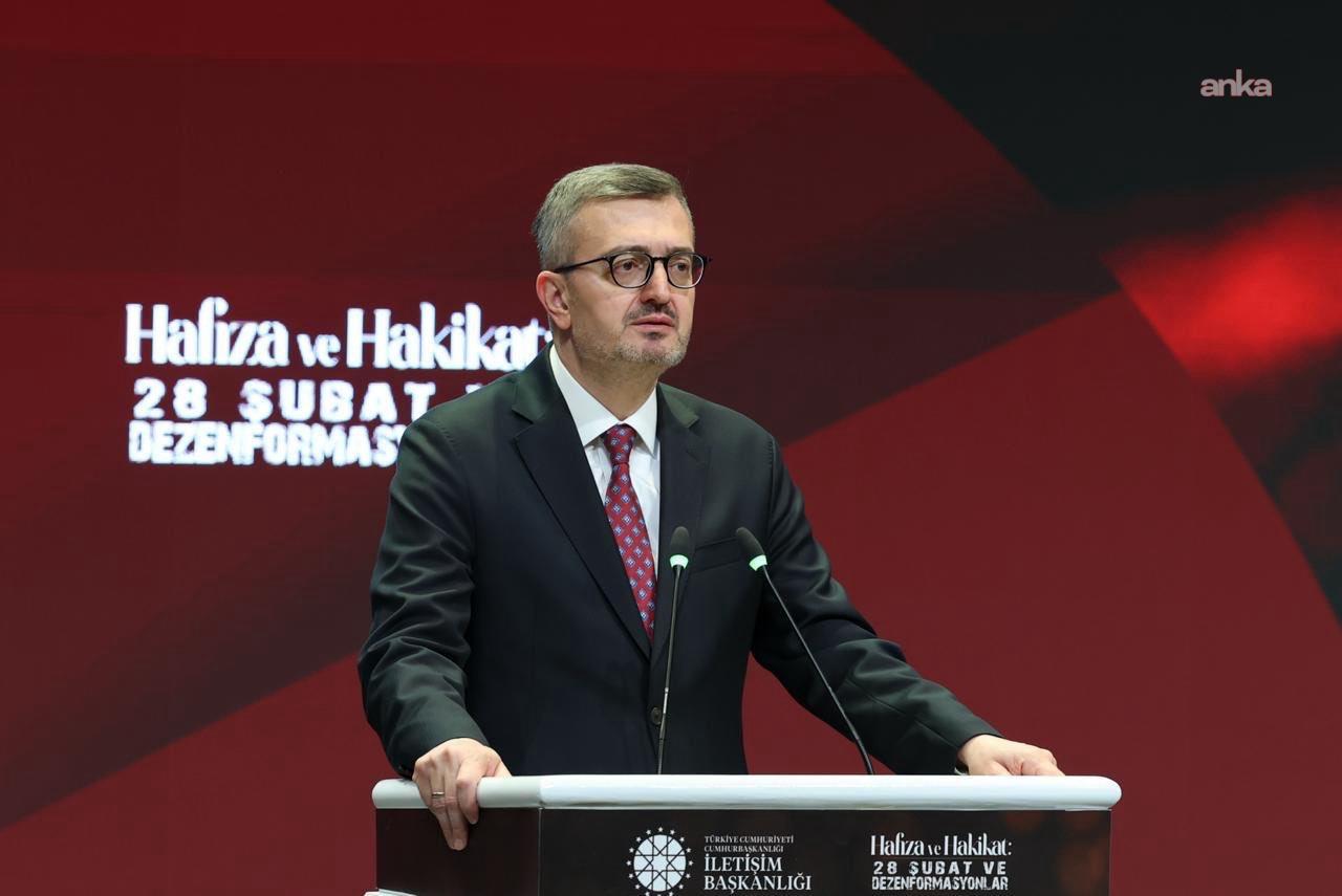 Burhanettin Duran: "İç cepheyi hedef alan 41 sosyal medya hesabına erişim engeli getirildi, 75 içerik dijital platformlardan kaldırıldı"