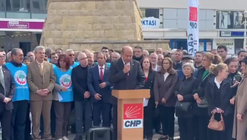 Ekrem İmamoğlu'nun tutukluğuna tepki...  CHP Gaziantep İl  Başkanı Vakkas Açar: "Bu hukuksuzluk son bulsun. Bu bir adalet ve hürriyet meselesidir"