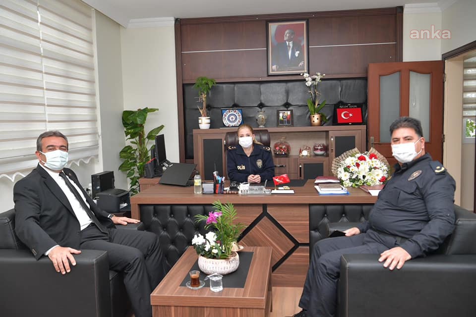 ÇUKUROVA BELEDİYE BAŞKANI ÇETİN'DEN İLÇE EMNİYET MÜDÜRÜ ŞEKER'E ZİYARET