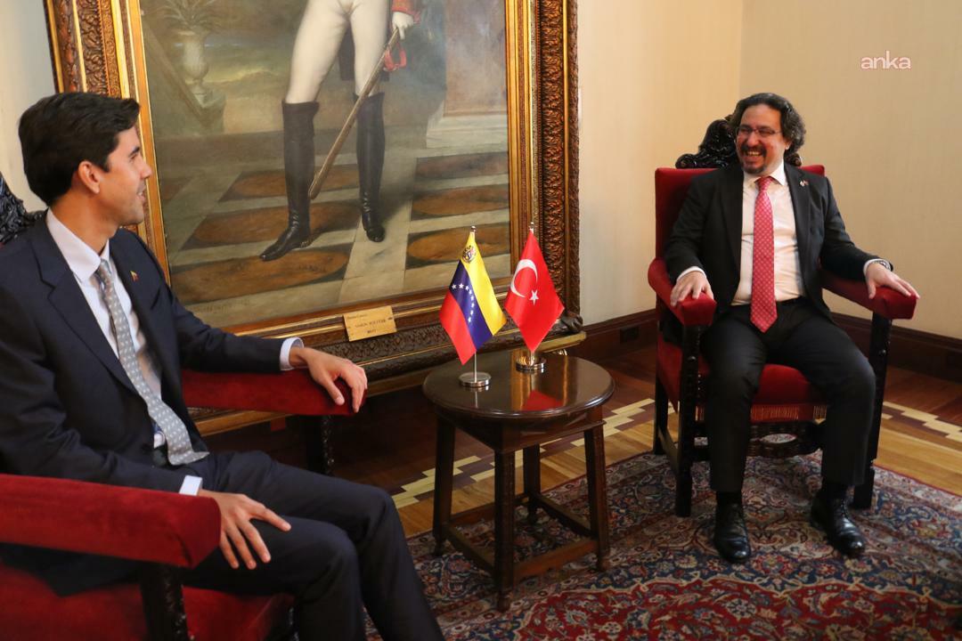 Türkiye'nin Karakas Büyükelçisi Karamanoğlu, Venezuela Dışişleri Bakan Yardımcısı Blanco ile görüştü