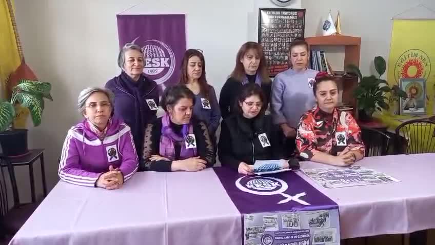 Samsun'da KESK’li kadınlardan 8 Mart Dünya Kadınlar Günü açıklaması