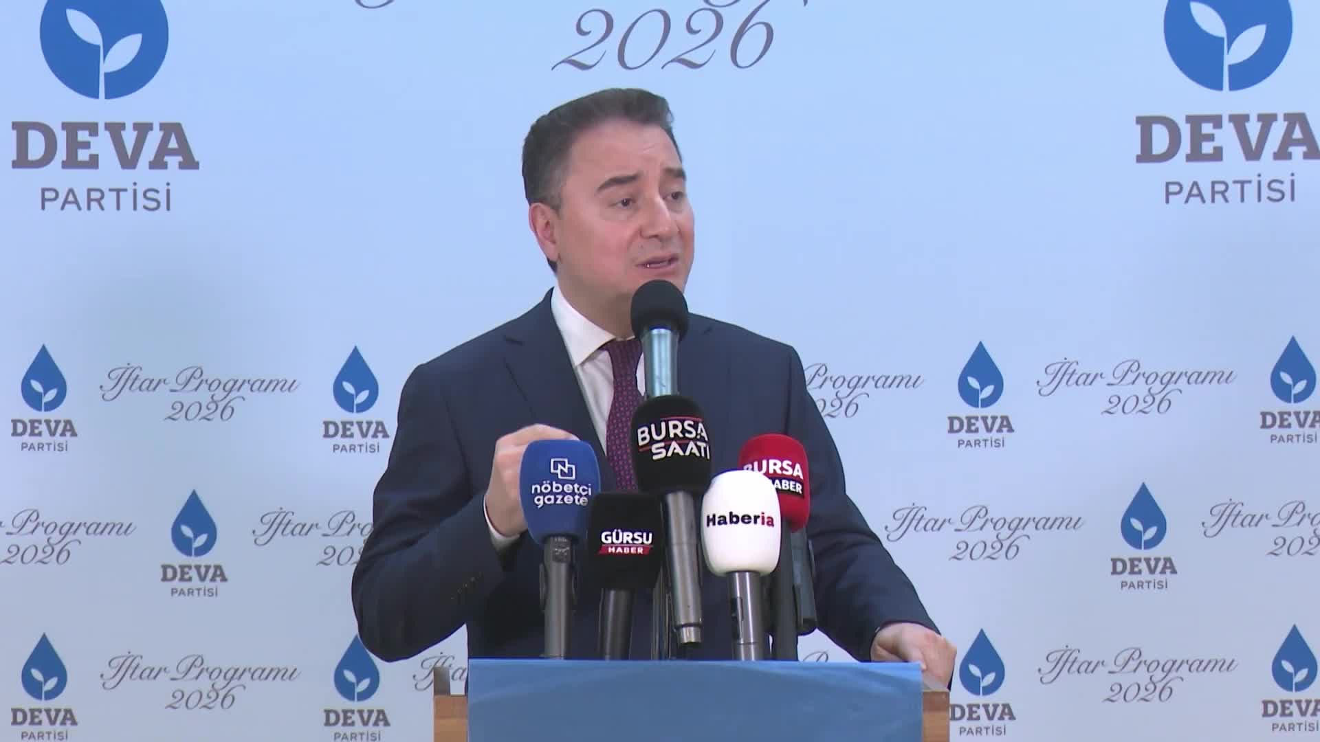 DEVA Partisi Lideri Babacan: "Dış müdahalelerle demokrasi inşa edilemez, savaş yalnızca kaosu derinleştirir”