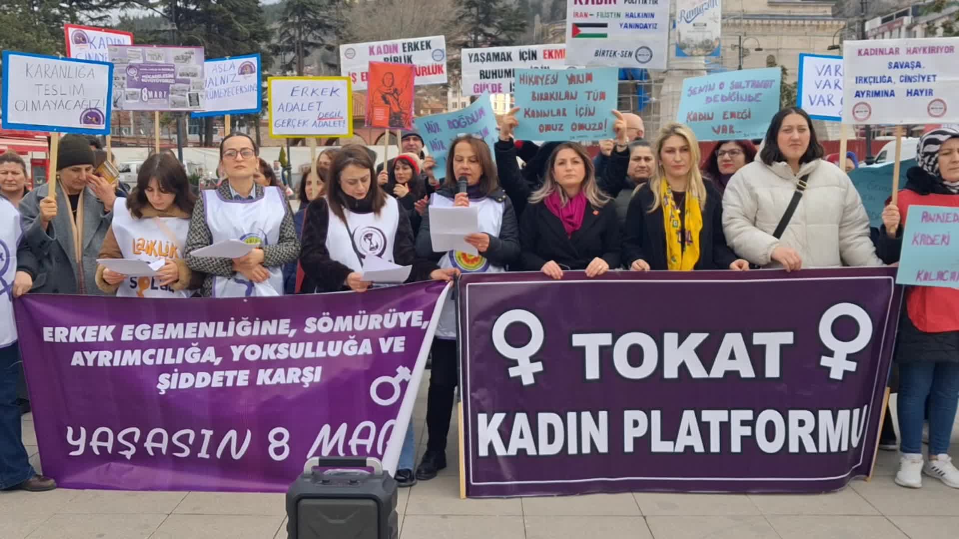 Tokat Kadın Platformu'ndan 8 Mart Dünya Kadınlar Günü açıklaması