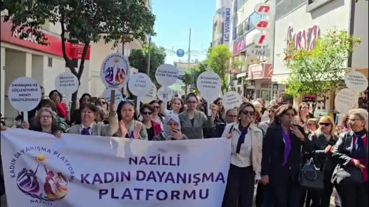 8 Mart Nazilli Kadın Dayanışma Platformu: "Laiklik olmadan eşitlik, eşitlik olmadan özgürlük olmaz"