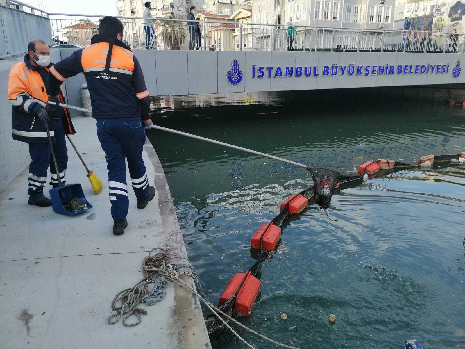 İBB, KURBAĞALIDERE’DEKİ ATIKLARI TEMİZLEDİ