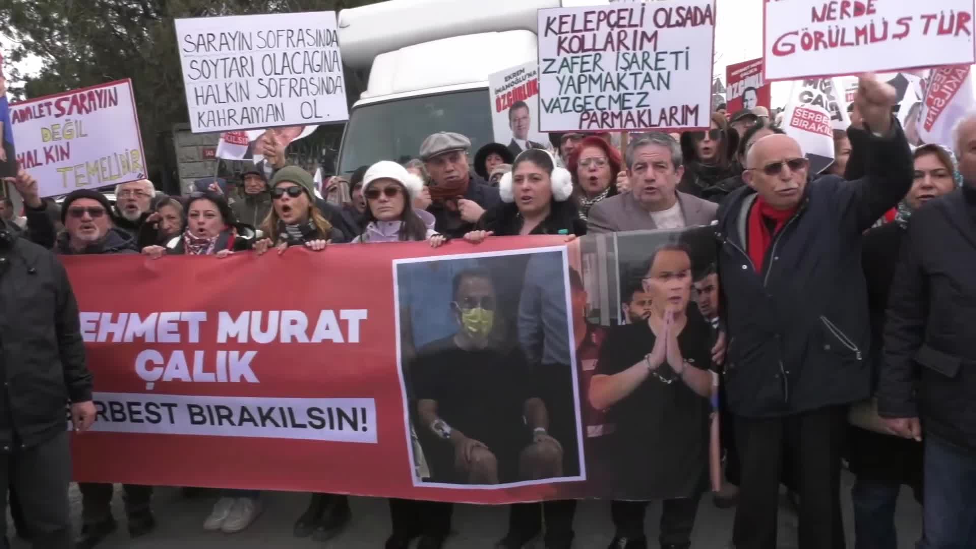 İBB Davası başladı... CHP İstanbul İl  Başkanı Özgür Çelik: "Millet iradesine darbe yapmak için açılmış bir dava"