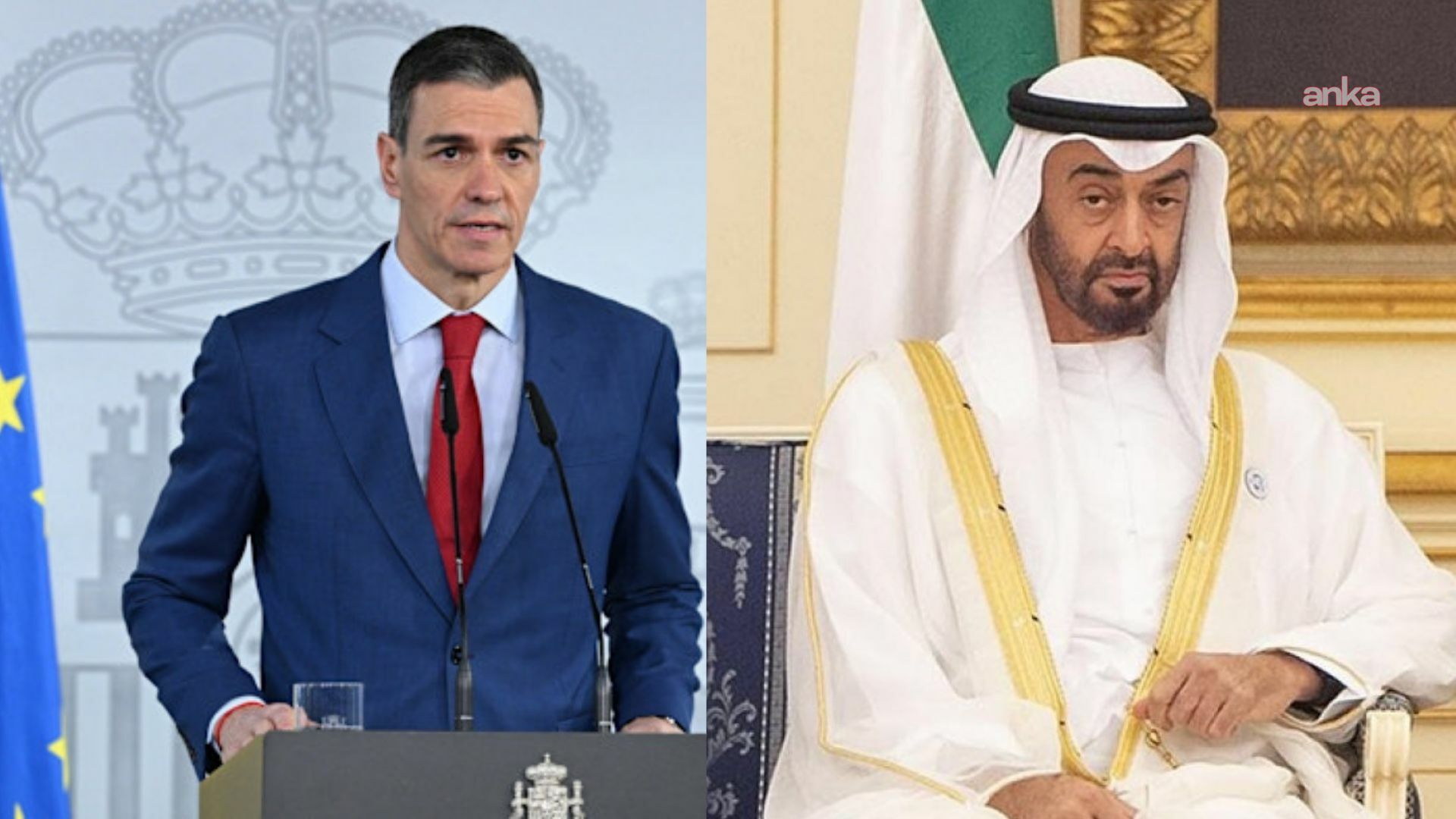 İspanya Başbakanı Sanchez, BAE Devlet Başkanı Bin Zayed ile görüştü