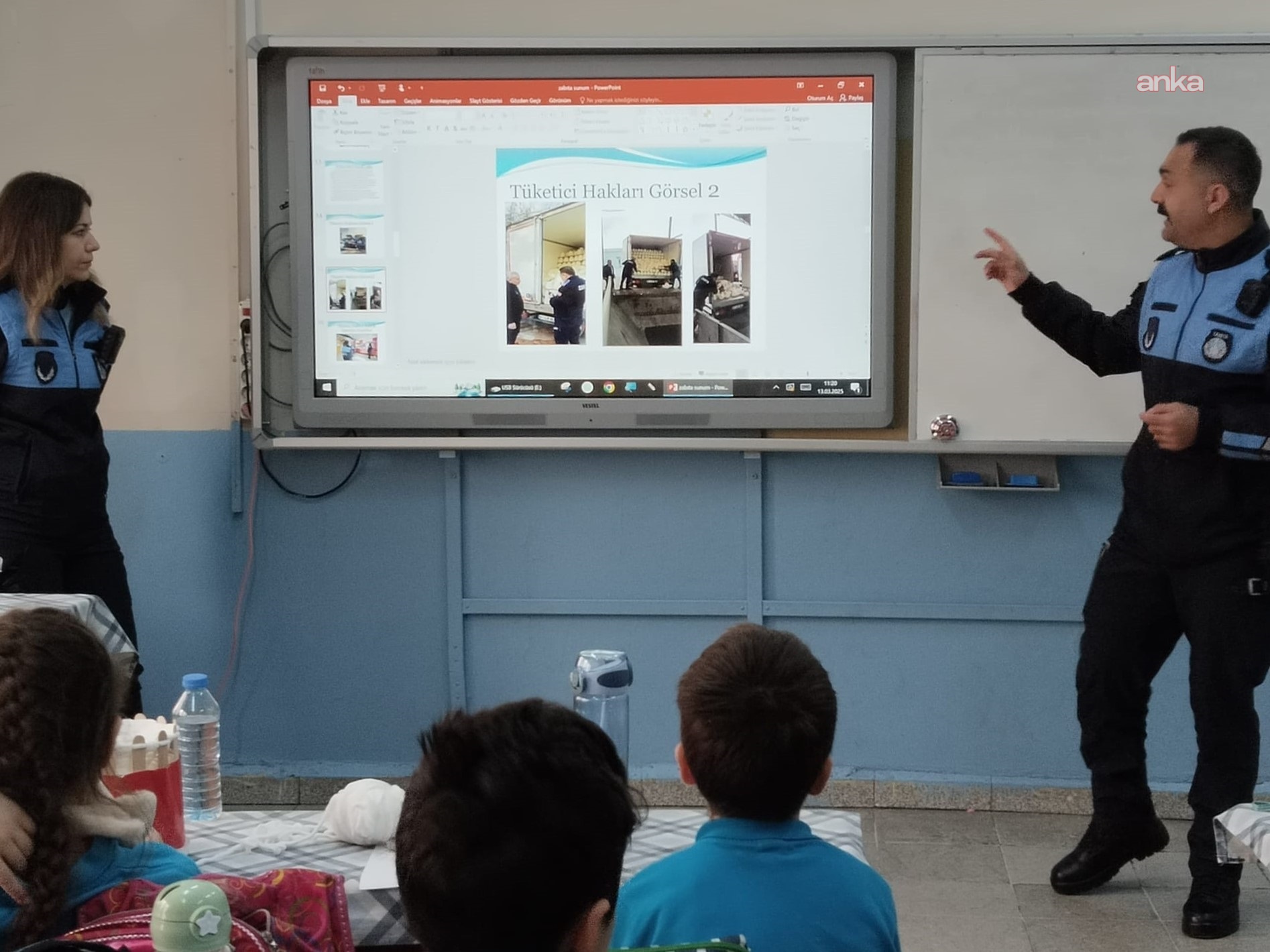 Tekirdağ Zabıtası, öğrencilere mesleklerini tanıttı