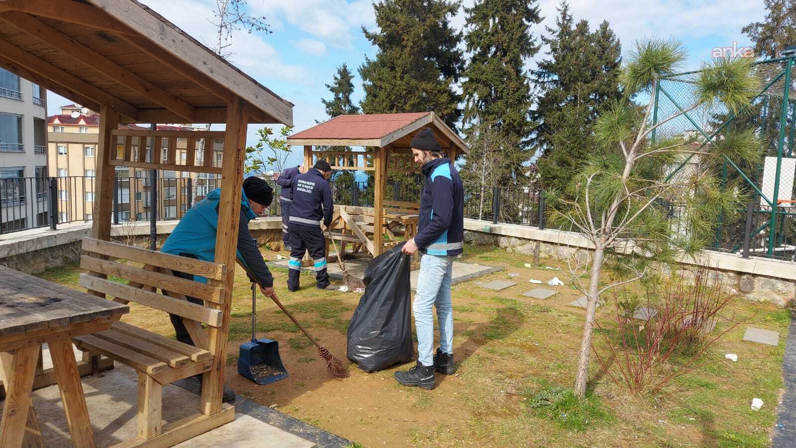 Ortahisar Belediyesi'nden park ve bahçelerde bahar hazırlığı