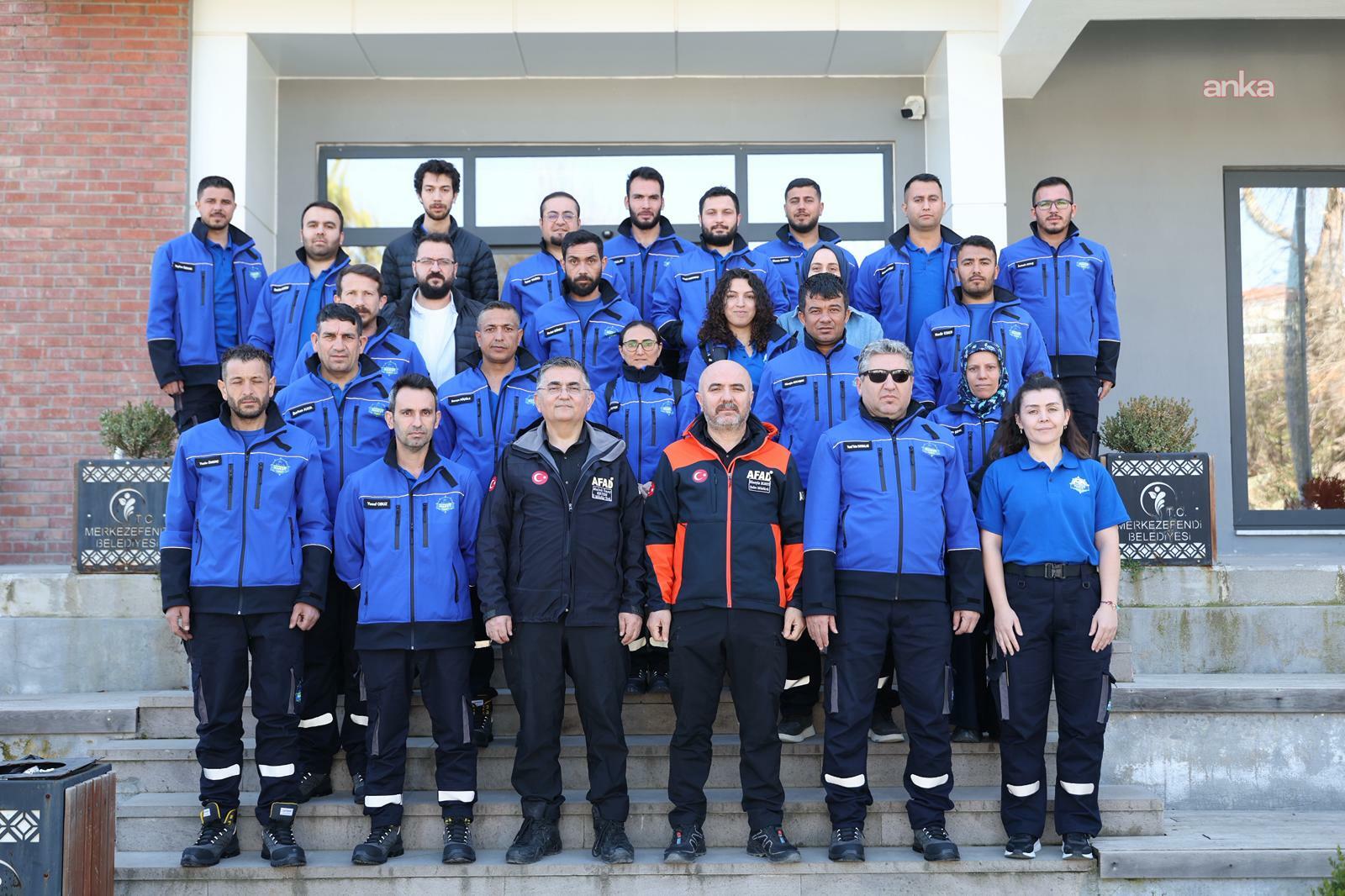 Merkezefendi Arama Kurtarma Ekibi, afet hazırlığı için bir araya geldi
