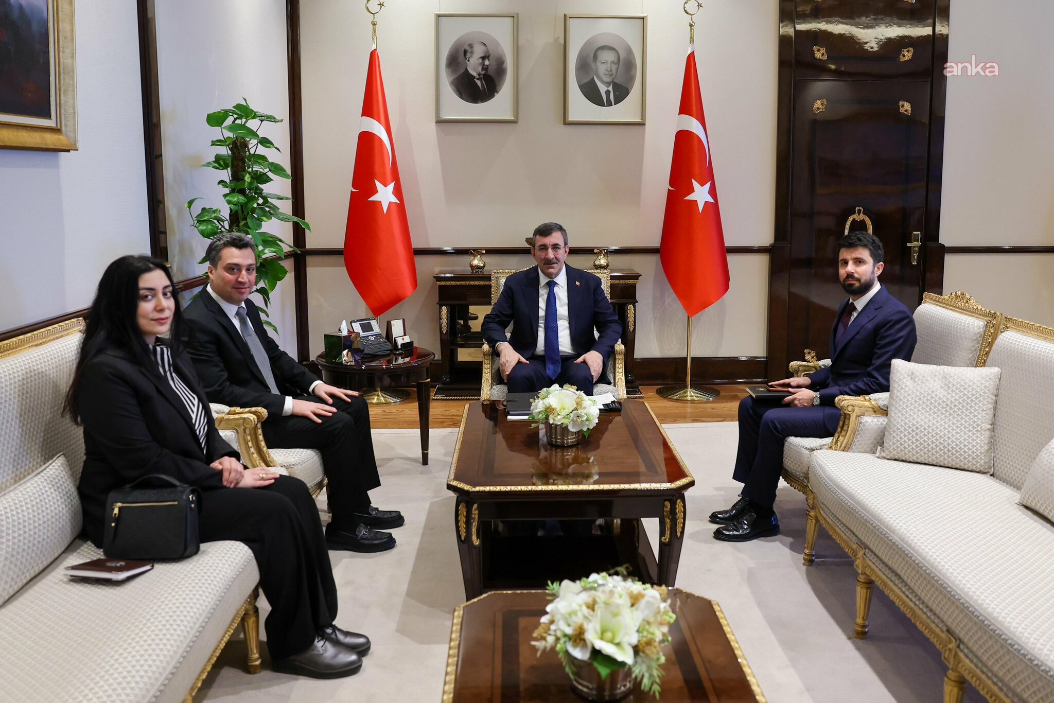 Cevdet Yılmaz, İtalya, Katar, Arnavutluk ve Lübnan Büyükelçileriyle görüştü