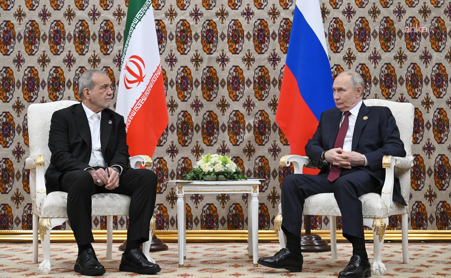 Rusya Devlet Başkanı Putin, İran Cumhurbaşkanı Pezeşkiyan ile görüştü