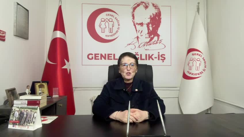 Genel Sağlık-İş Genel Başkanı Derya Uğur'dan Yüreğir Devlet Hastanesi'nde sağlık çalışanlarına yönelik saldırıya tepki