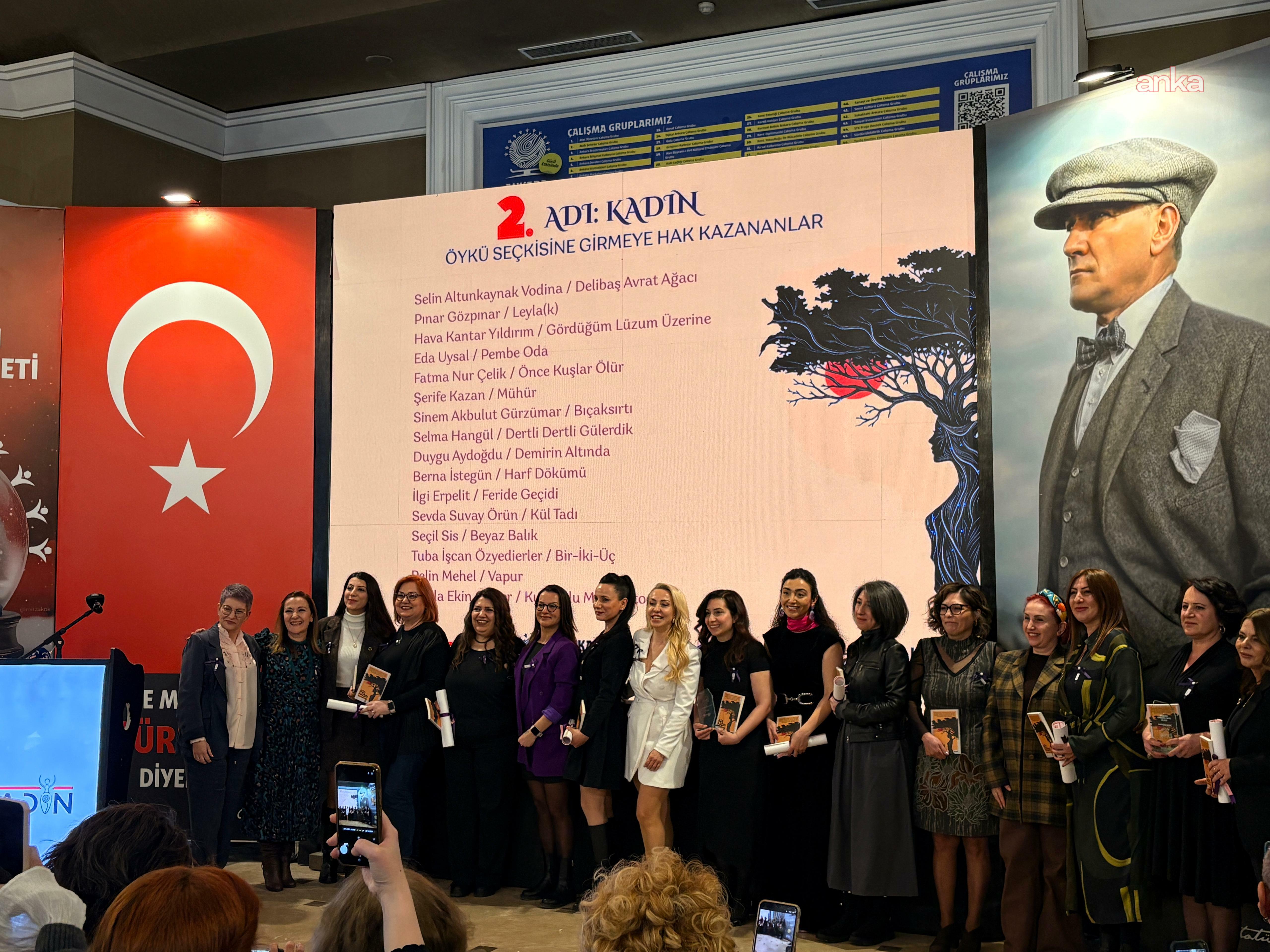 Adı Kadın Platformu tarafından düzenlenen Adı Kadın Öykü Yarışması'nın ödülleri, törenle sahiplerine verildi
