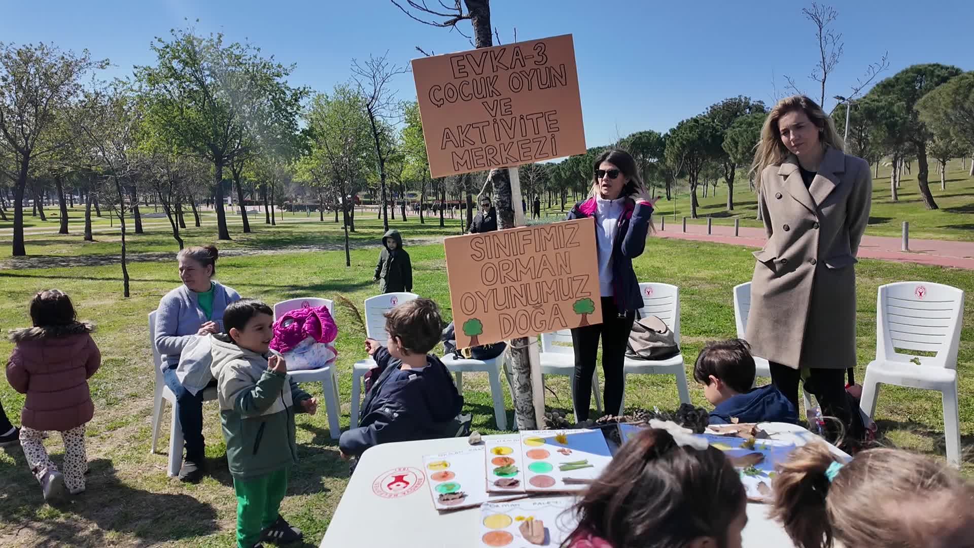 Bornova’da “Sınıfımız Orman, Oyunumuz Doğa” atölyesi düzenlendi