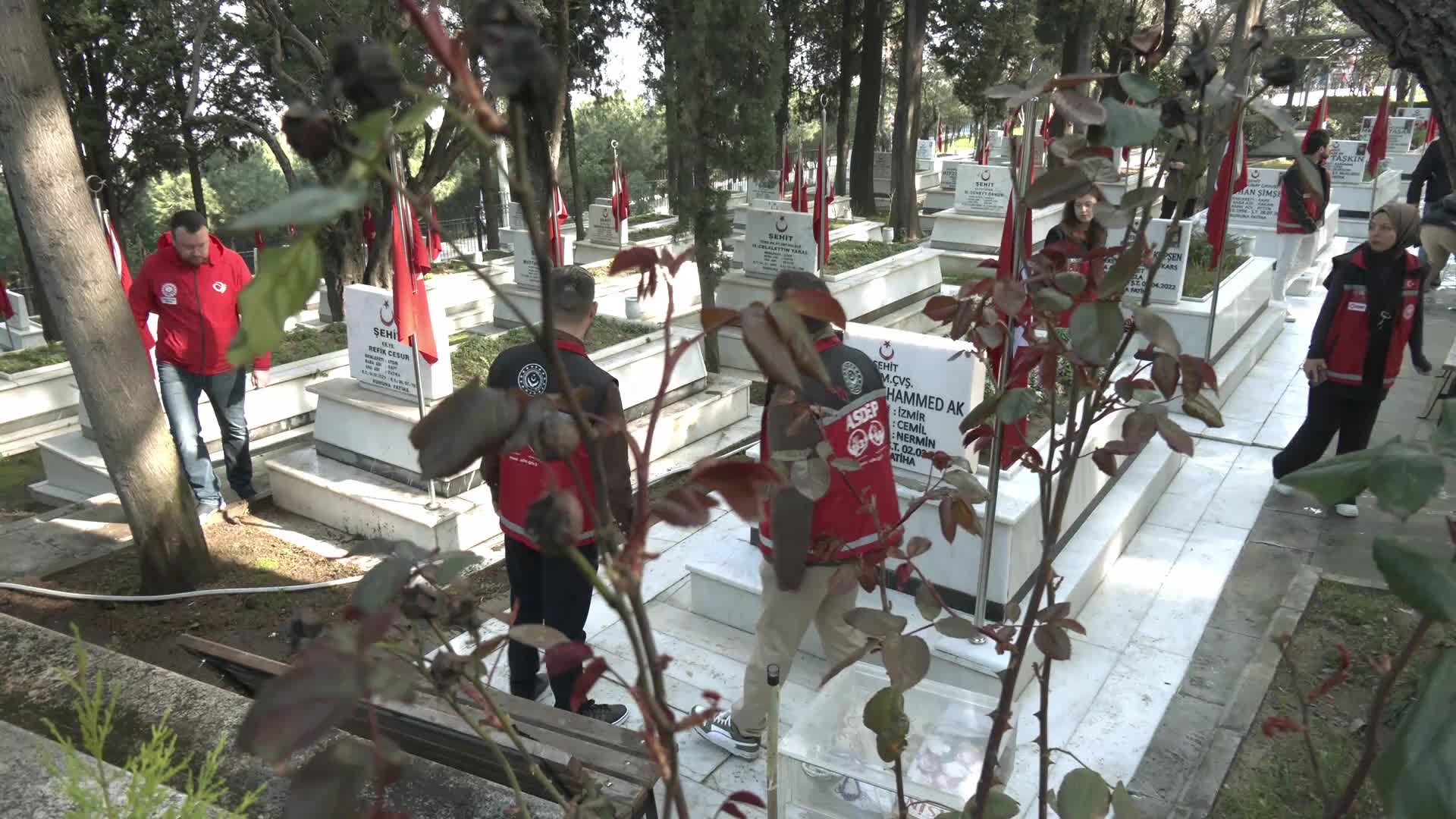 İzmir Aile ve Sosyal Hizmetler İl Müdürü Kömürcüoğlu: Şehitliklerdeki künye ve konum bilgileri dijital ortama aktarılacak