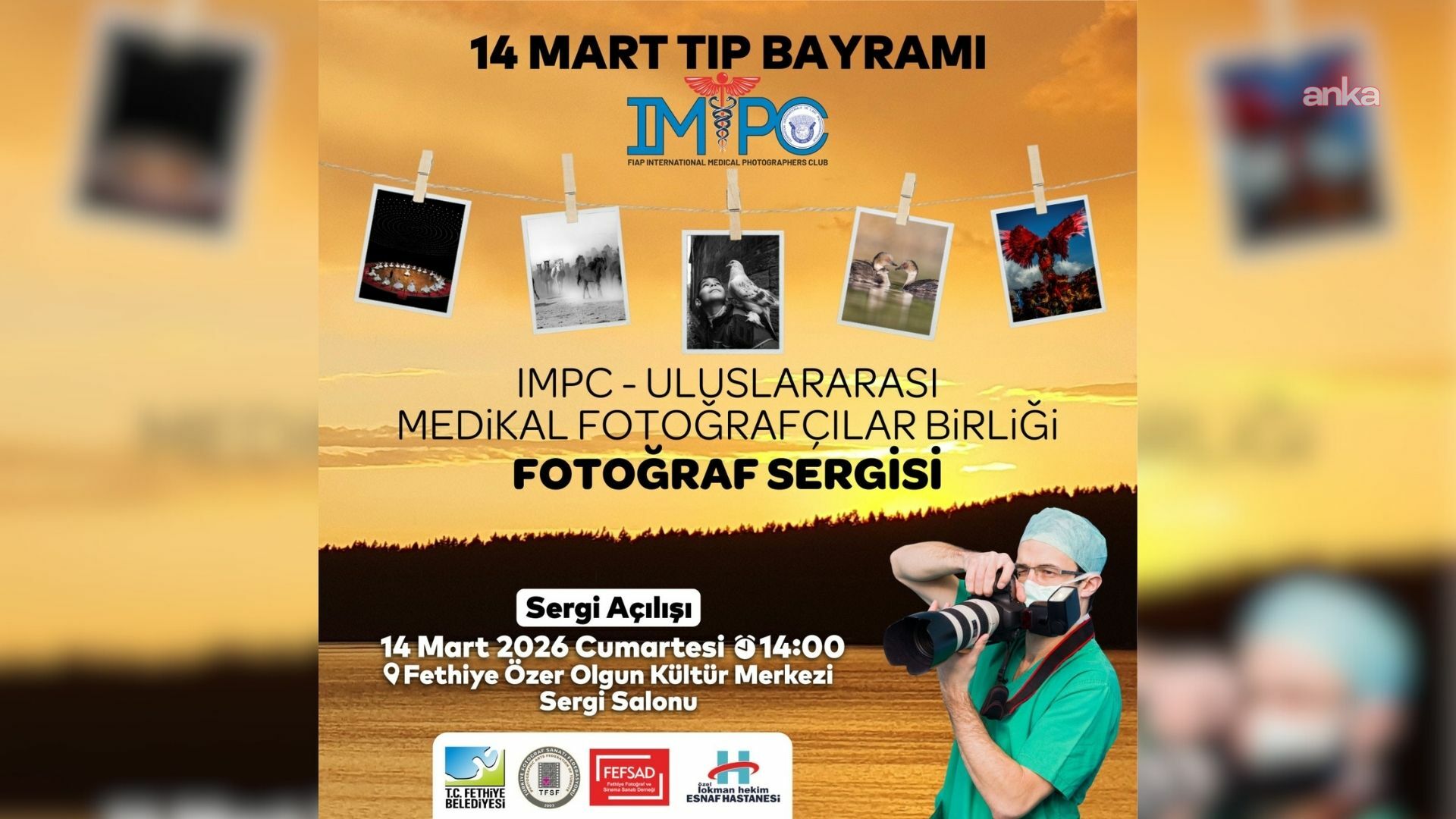 Fethiye’de sağlık çalışanlarının objektifinden sanat şöleni: 14 Mart sergisi açılıyor