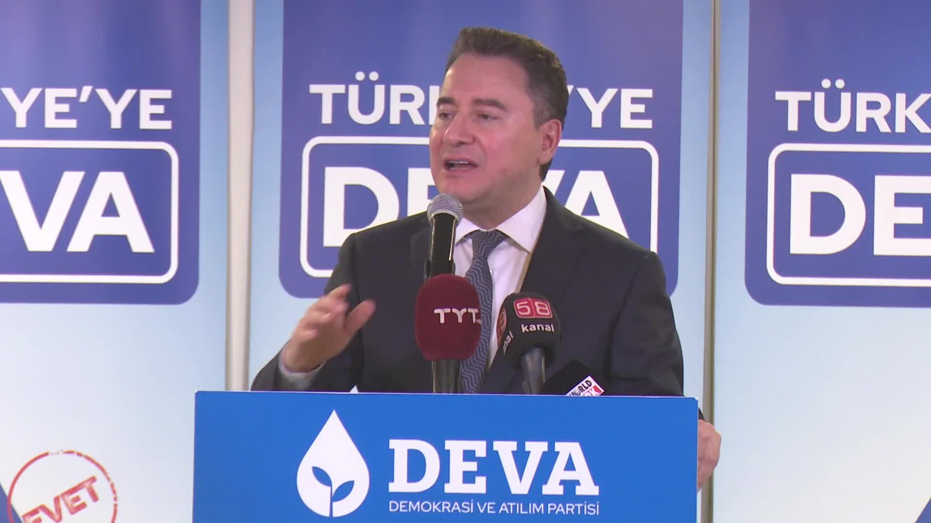 DEVA Partisi Lideri Babacan: "İktidar kendi eliyle patlattığı enflasyonu dizginleyemiyor"