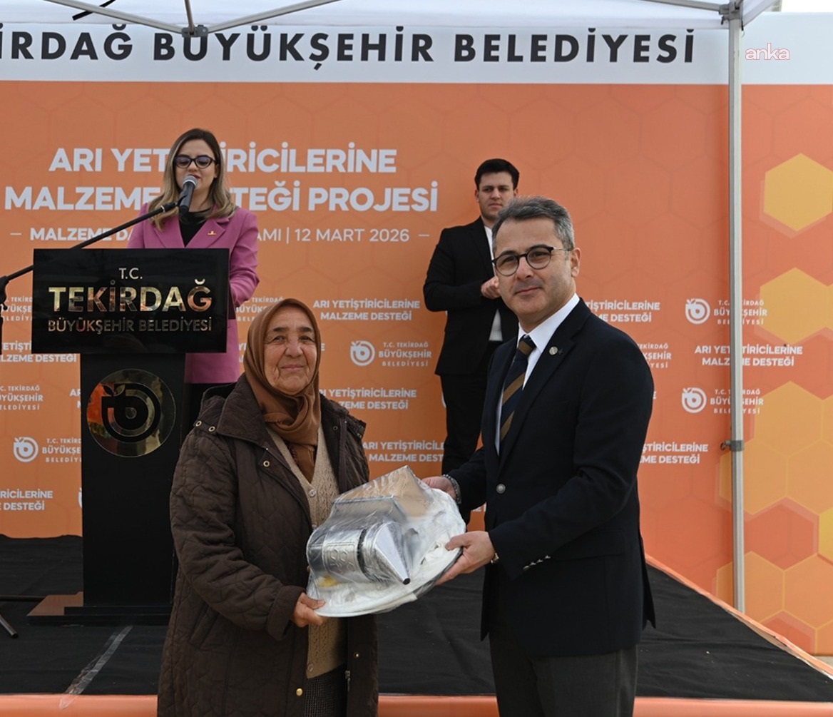 Tekirdağ Büyükşehir Belediyesi'nden arıcılara destek
