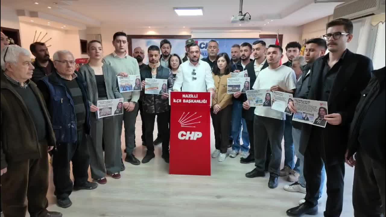 Nazilli’de afiş soruşturması: CHP gençlik kolları yöneticilerine gözaltı
