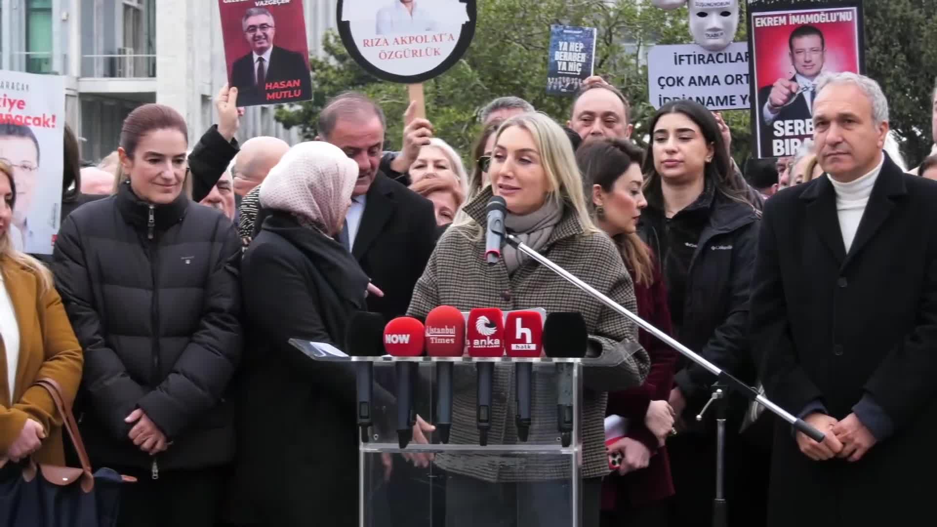 Dilek Kaya İmamoğlu'ndan Silivri'ye çağırı: Partilerin liyakatli hukuk temsilcileri duruşmayı, tüm parti genel başkanları Ekrem İmamoğlu ve avukatlarının savunmasını izlesin