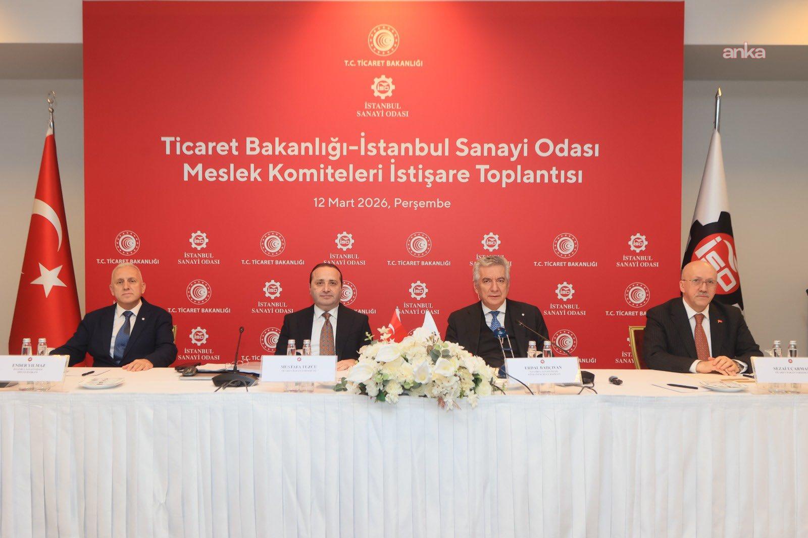 Ticaret Bakan Yardımcıları Tuzcu ve Uçarmak, İstanbul Sanayi Odası Meslek Komiteleri İstişare Toplantısı’na katıldı