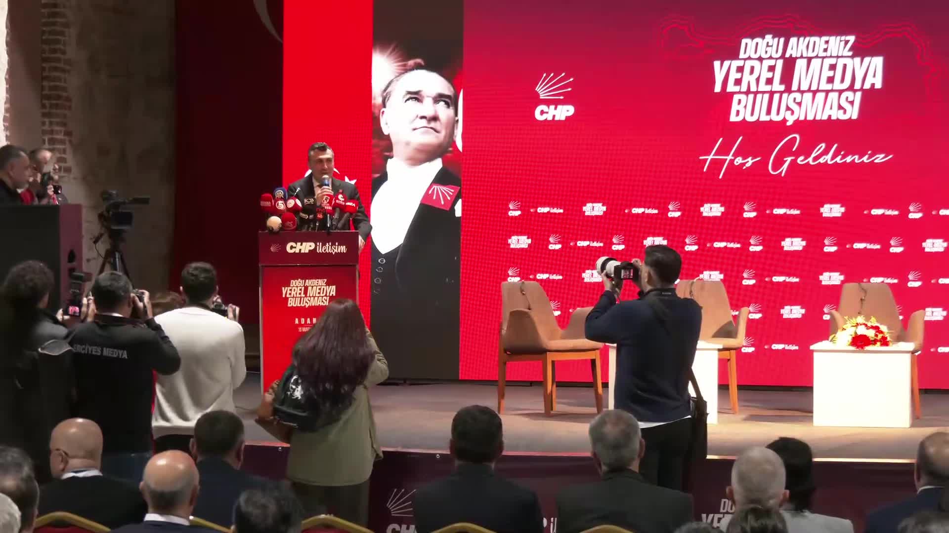 CHP'den Doğu Akdeniz Yerel Medya Buluşması… CHP’li Bulut: “TRT savcılığa soyundu”