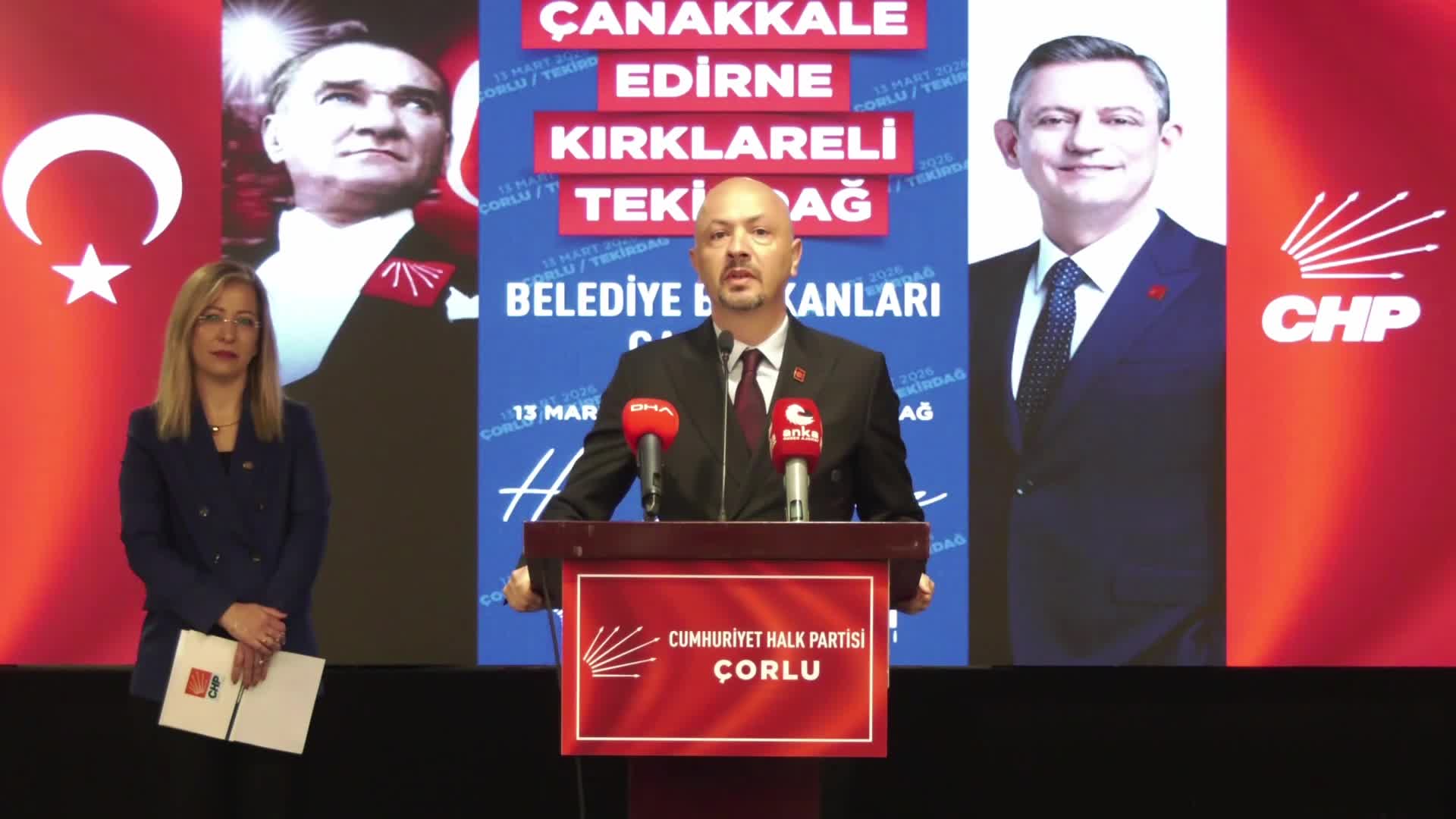 CHP'li Trakya Belediye Başkanları Toplantısı... Tekirdağ İl Başkanı Boduç: "Halkın oyuyla kazanılmış hiçbir belediyemizi yalnız bırakmayacağız"
