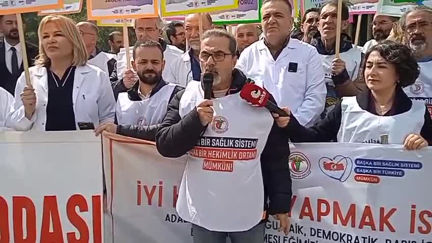 Türk Tabipleri Birliği Merkez Konsey Üyesi Kanatlı: "Sağlıkta dönüşüm programı dedikleri ucube sistem sonucunda Türkiye'de sağlık sistemi çökmüştür"