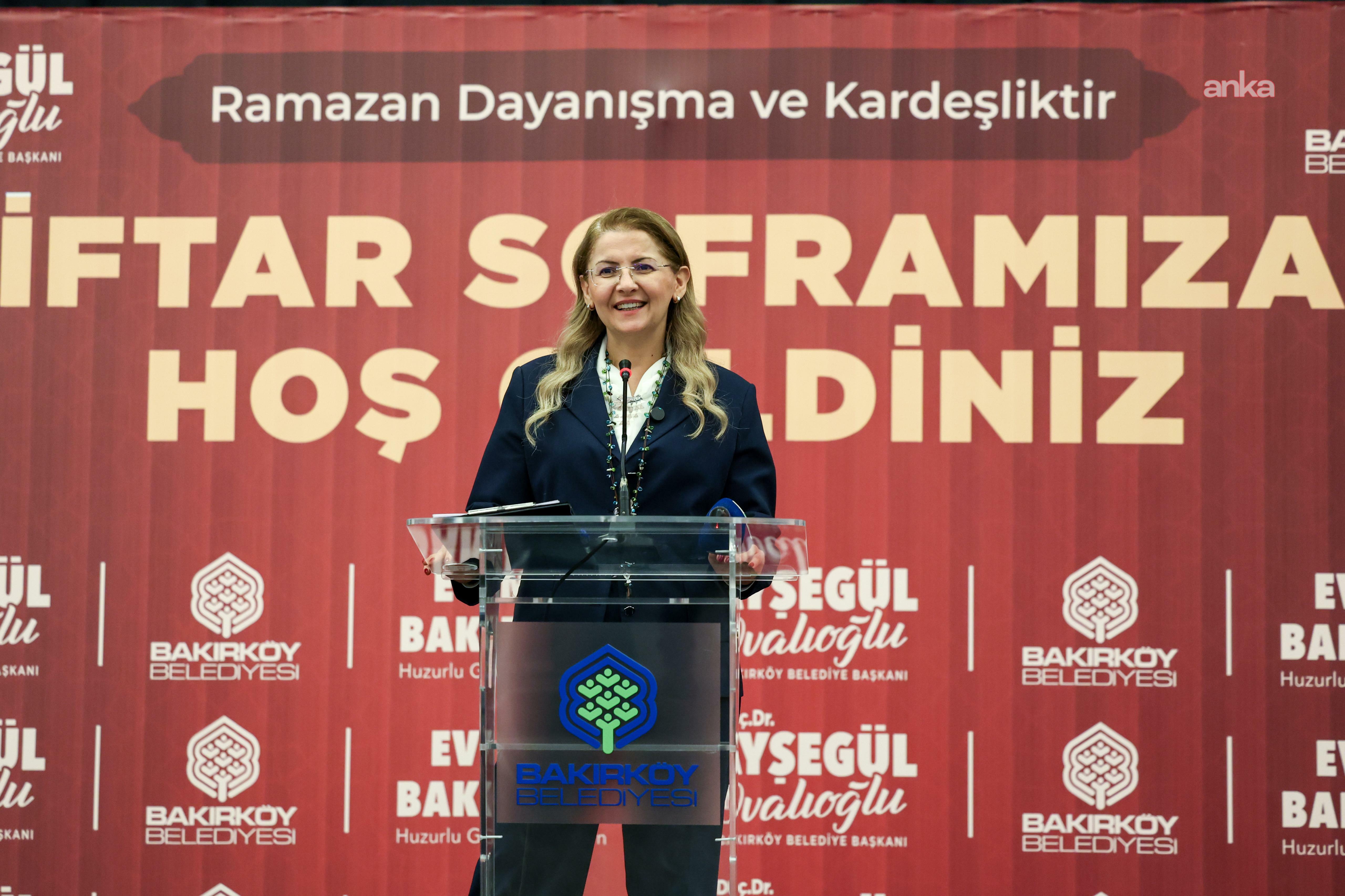 Bakırköy Belediye Başkanı Ovalıoğlu: "Kimsenin kendini yalnız hissetmediği bir kent için çalışmaya devam edeceğiz"