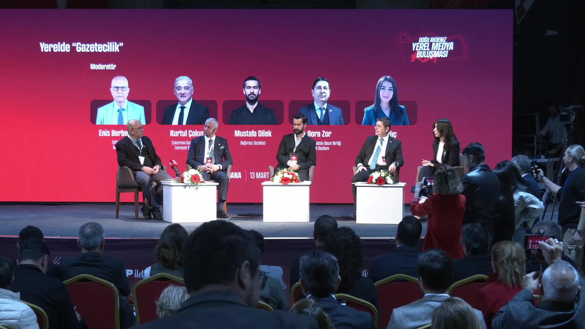 CHP'den Doğu Akdeniz Yerel Medya Buluşması… CHP’li Berberoğlu: Medya sadece hapis, ceza korkusundan ibaret değildir. Patron, reklam veren, mahalle baskısı korkusu vardır
