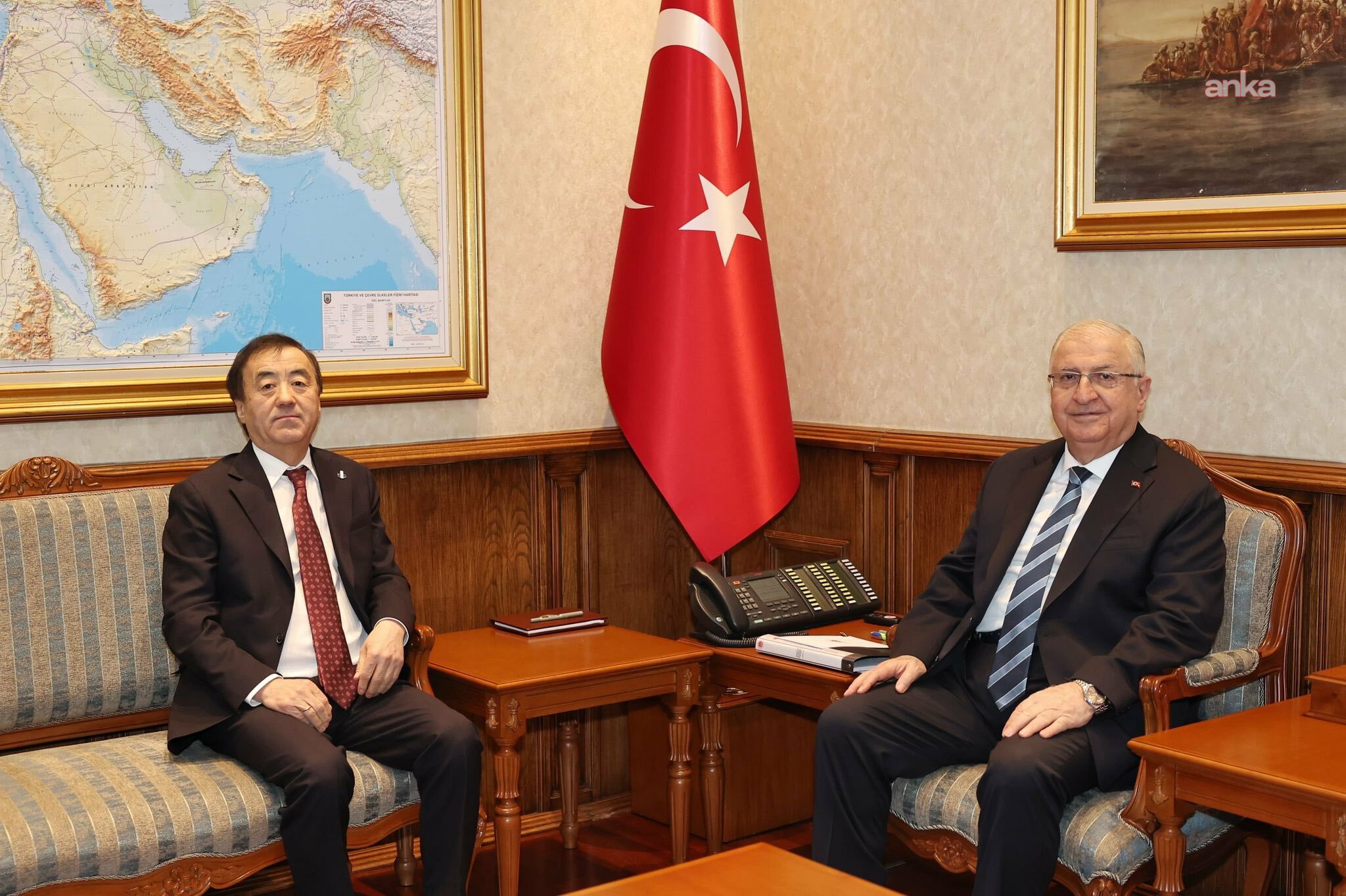 Bakan Güler, Moğolistan'ın Ankara Büyükelçisi'ni kabul etti