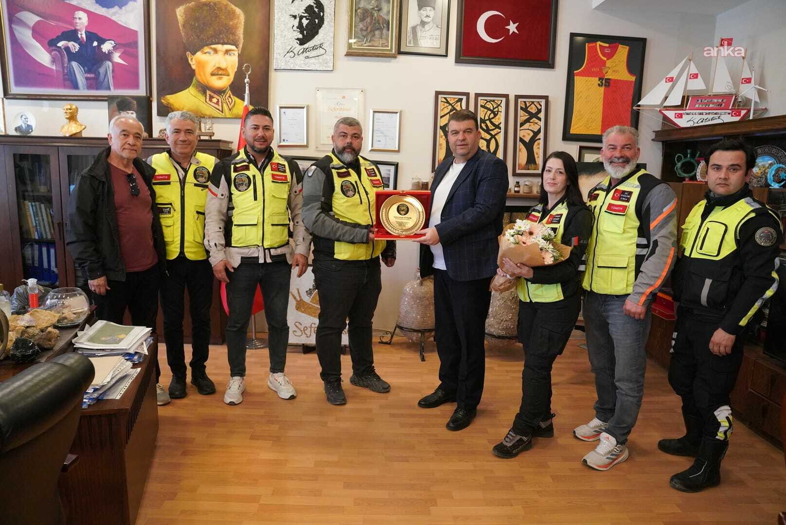 RİEDER Kulübü’nden Başkan İsmail Yetişkin’e teşekkür ziyareti