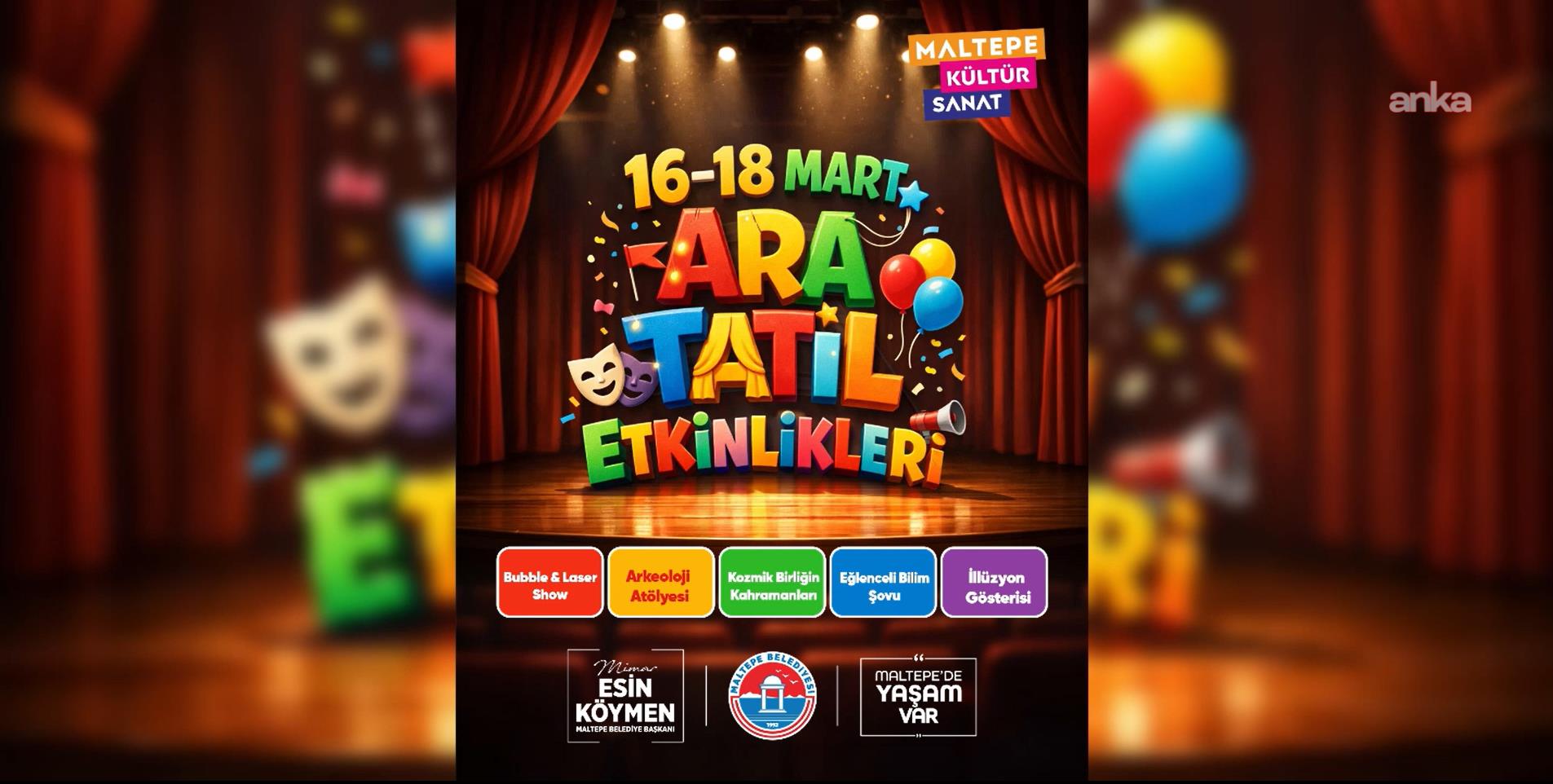Maltepe Belediyesi’nin ara tatil etkinlikleri başlıyor