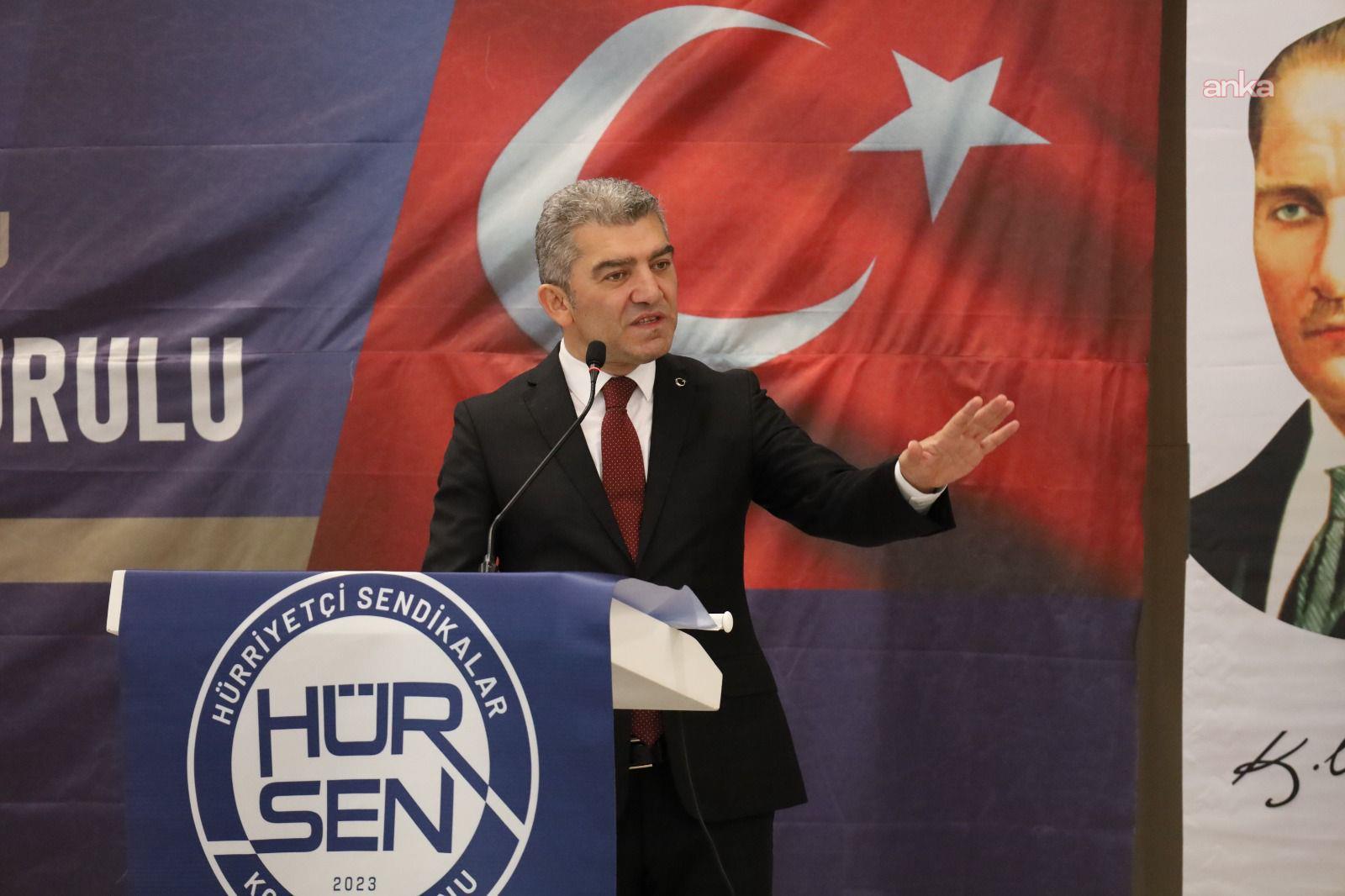 Hürriyetçi Sendikalar Konfederasyonu Genel Başkanı Kuruoğlu'ndan Karaman’da İstiklal Marşı’nın Arapça okunmasına tepki