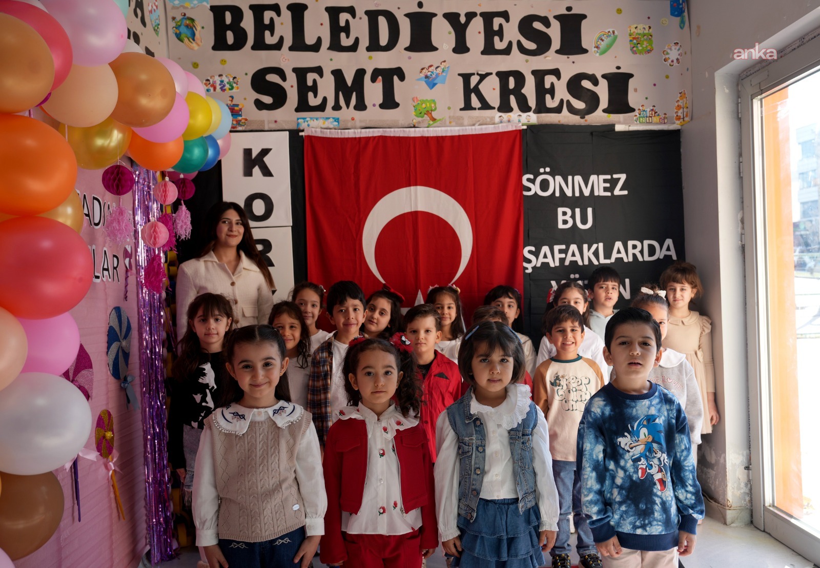 Çukurovalı minikler, İstiklal Marşı’nın kabulünü kutladı