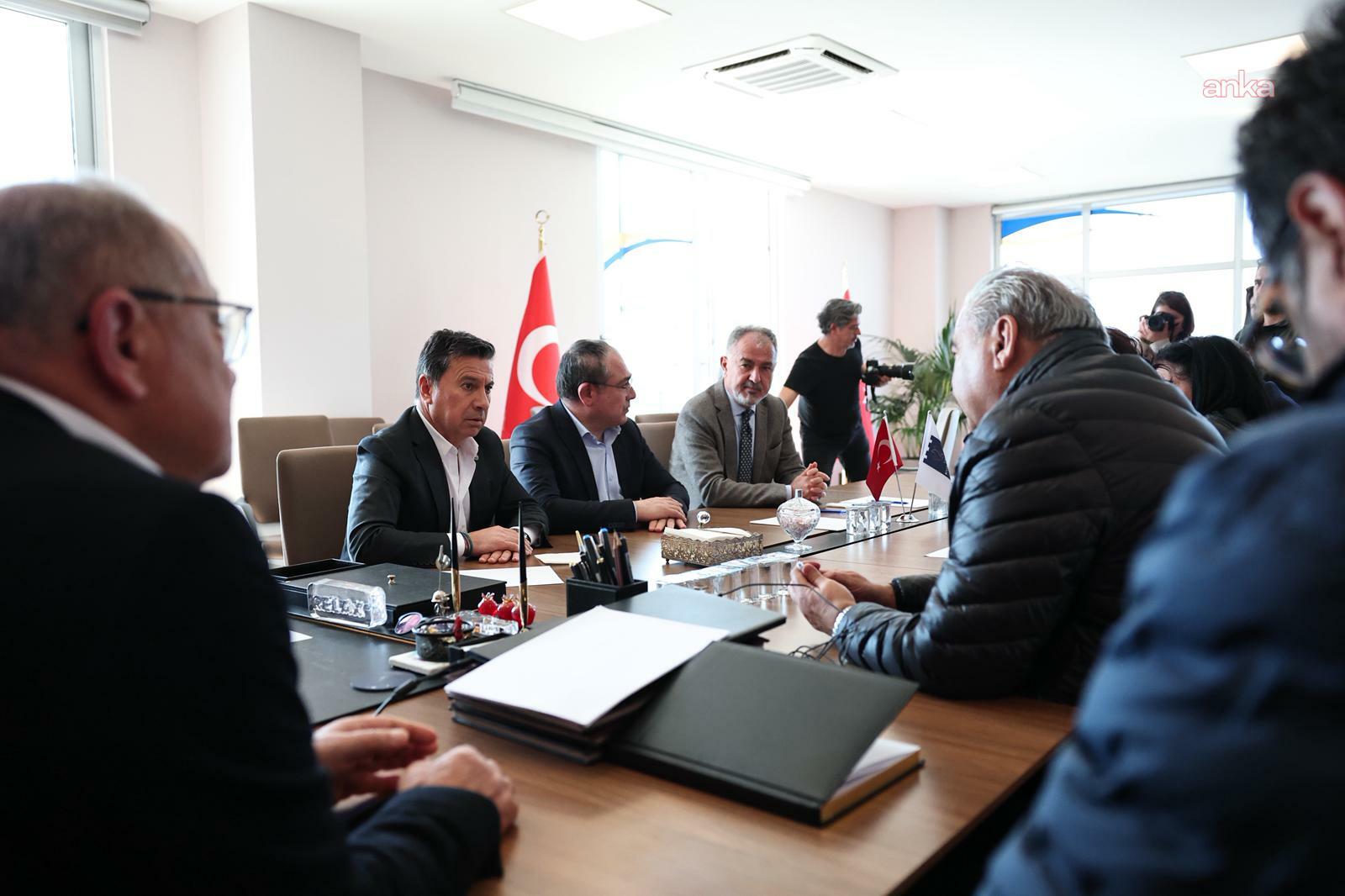 Muğla Büyükşehir Belediye Başkanı Aras'tan Kuşadası Belediyesi’ne destek ziyareti