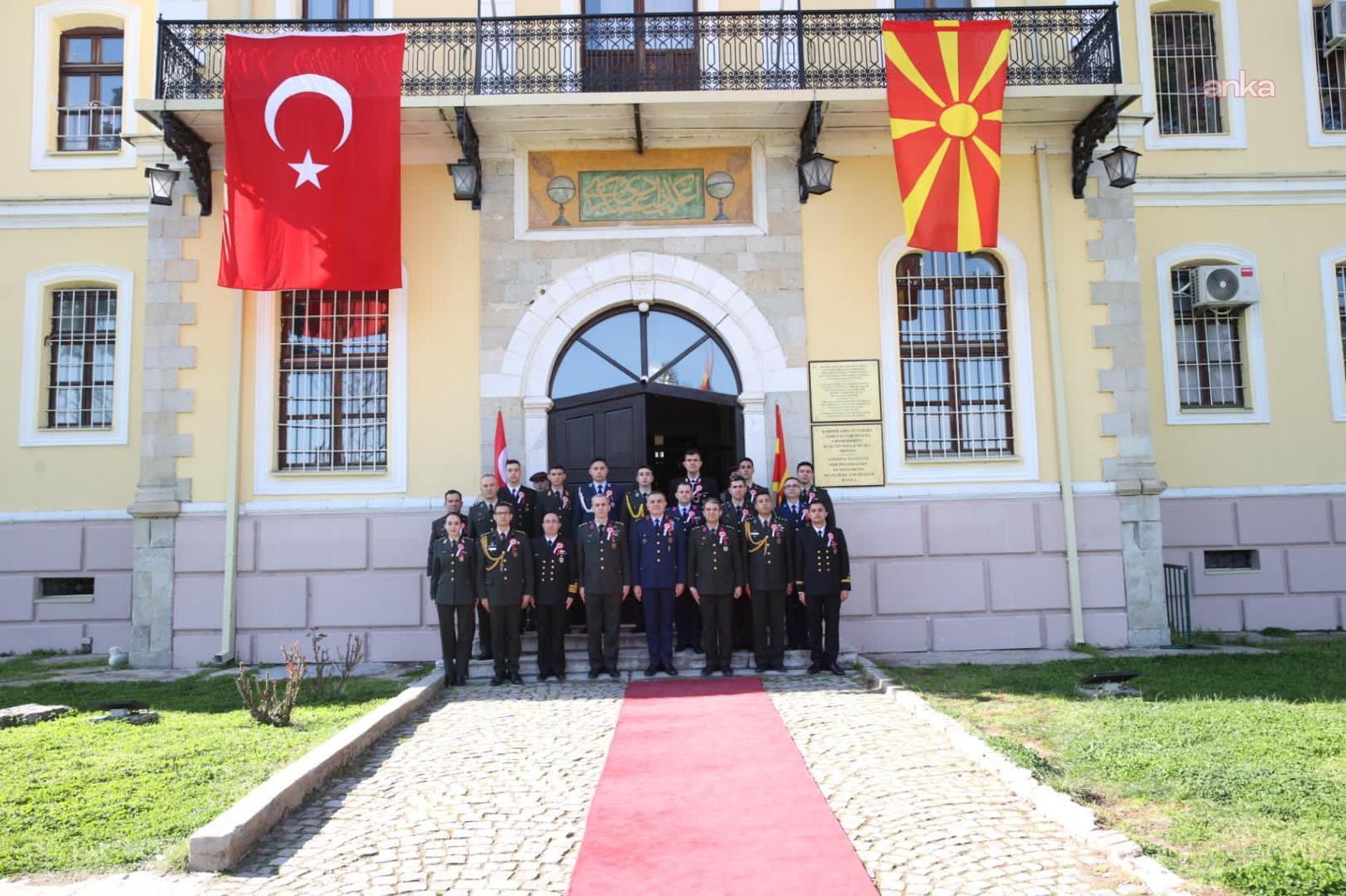 Atatürk'ün mezuniyetinin 127'nci yılı dolayısıyla Manastır Askeri İdadisi'nde tören düzenlendi