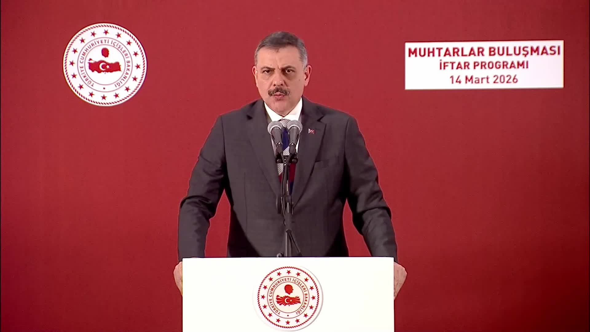 İçişleri Bakanı Mustafa Çiftçi, muhtarlarla iftarda buluştu