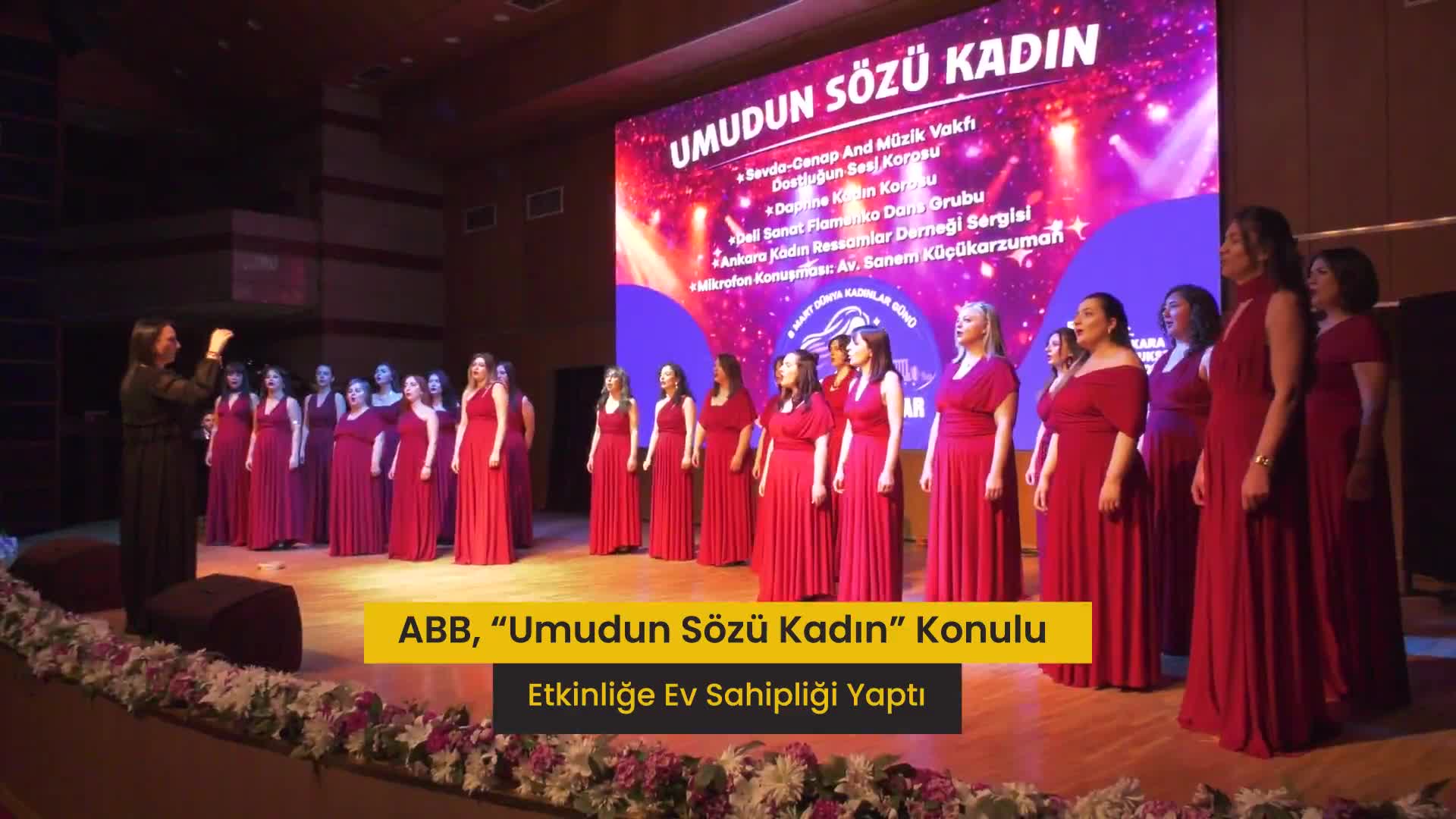 Ankara Büyükşehir Belediyesi, “Güçlü Kadınlar, Güçlü Başkent” etkinliğine ev sahipliği yaptı