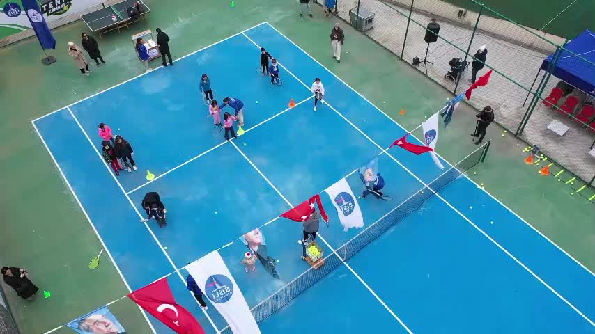 Şişli Belediyesi, Topağacı Spor Merkezi tenis kortunu hizmete sundu
