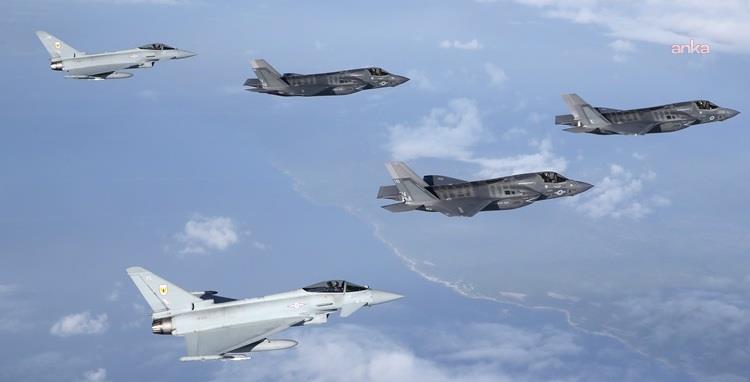 İngiltere Savunma Bakanlığı: "Typhoon ve F-35 jetleriyle, Katar, Kıbrıs, BAE, Ürdün ve Bahreyn üzerinden görev uçuşları gerçekleştirildi"