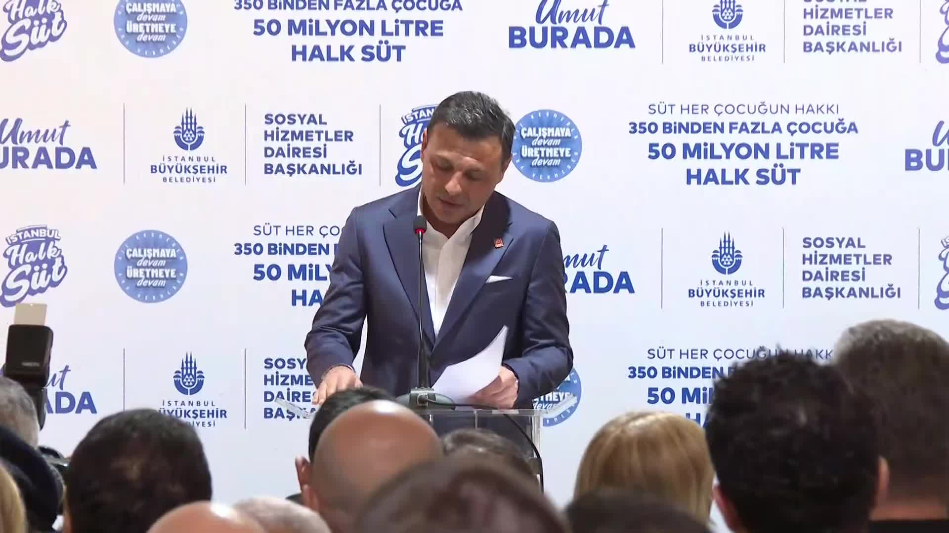 Halk Süt projesi 50 milyon litreye ulaştı... Silivri'de cezaevi yakınında düzenlenen törene mesaj gönderen İmamoğlu: Yalanlarla, iftiralarla, uydurma davalarla bizi yolumuzdan döndüremezsiniz, bizi milletin gönlünden silemezsiniz