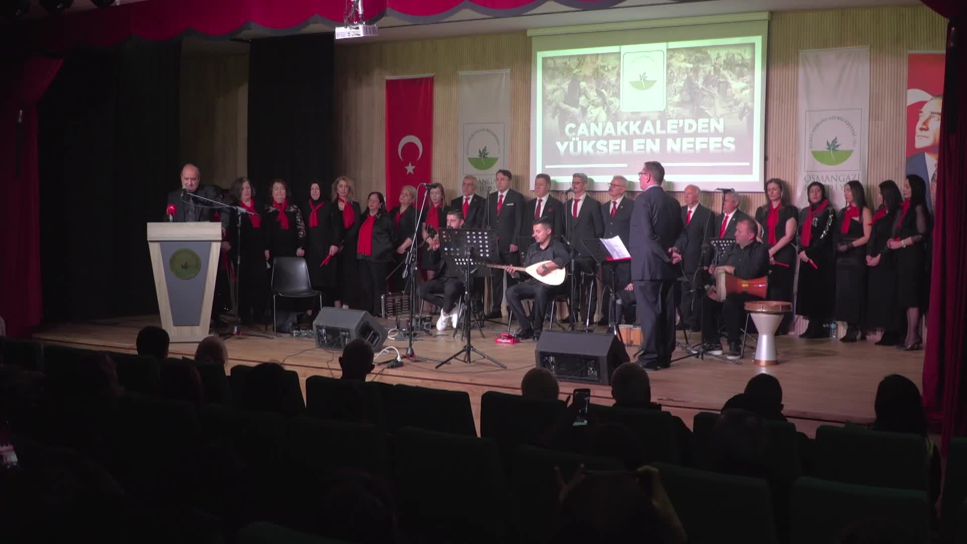 Osmangazi’de Çanakkale ruhu türküler ve anlatılarla canlandı